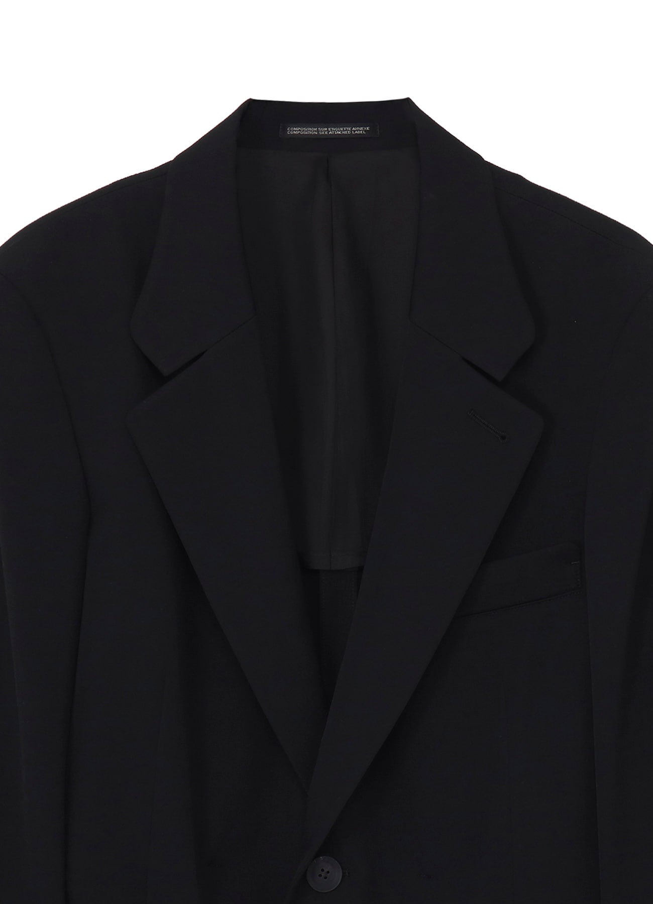 WOOL GABARDINE INNER BELT JACKET
