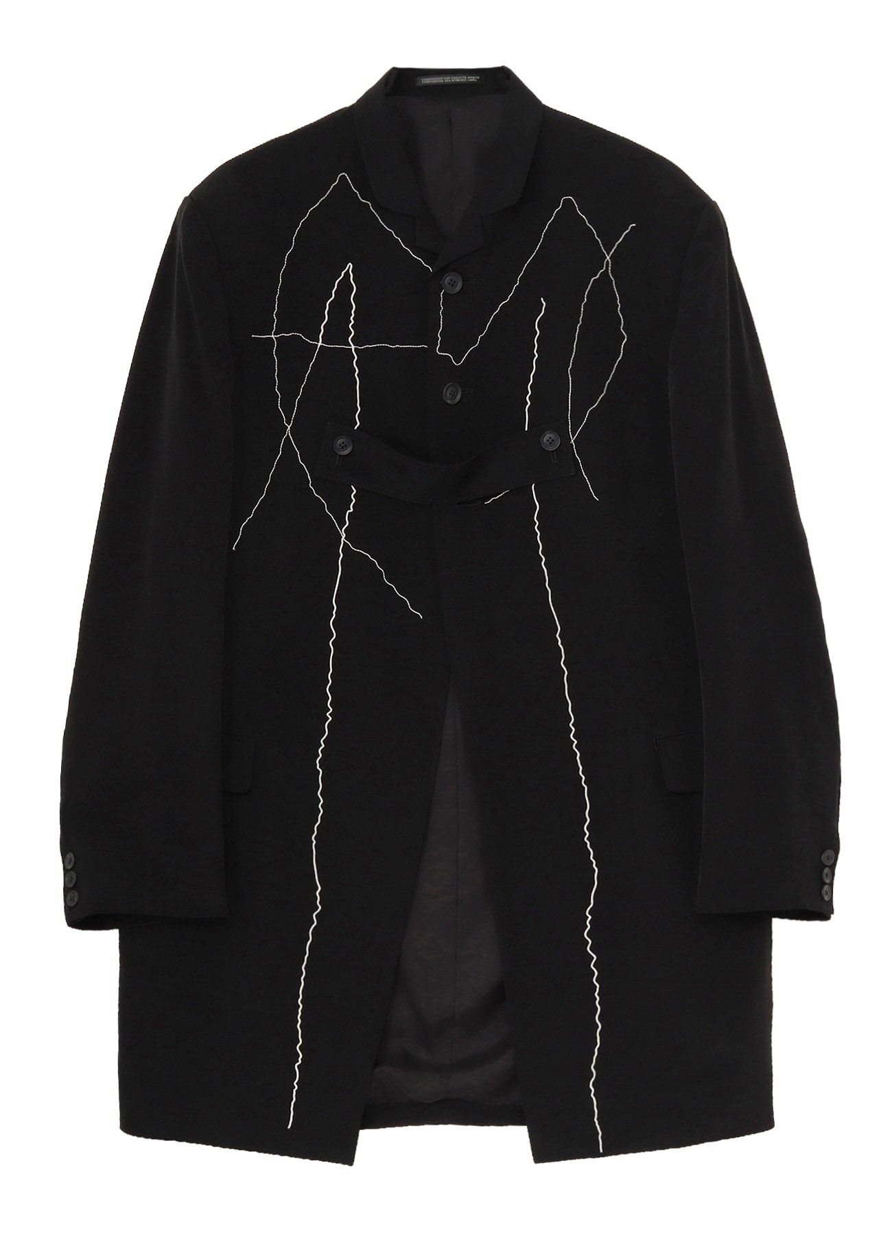 TA TUXEDO EMBROIDERED TAB JACKET
