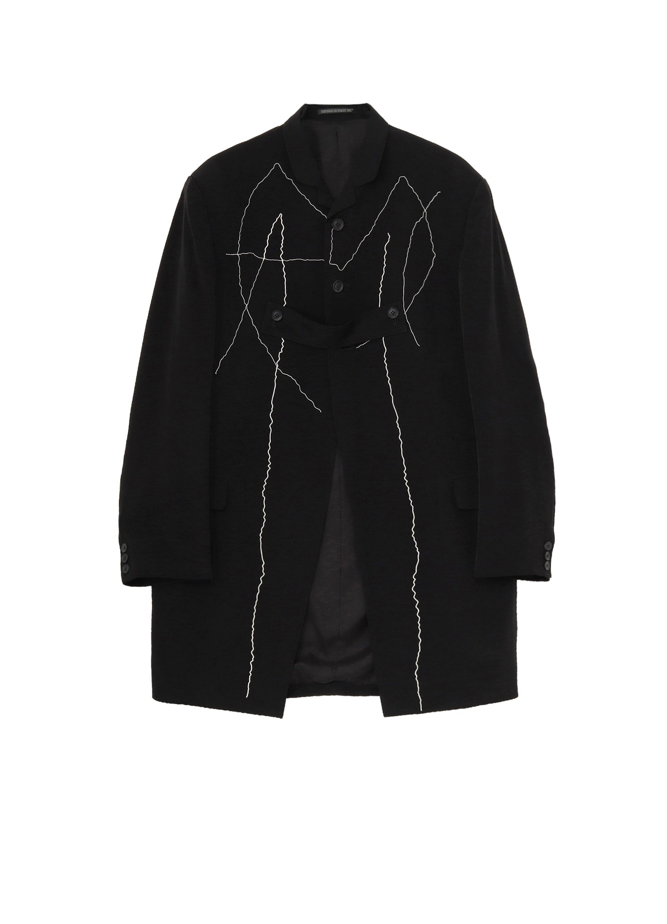TA TUXEDO EMBROIDERED TAB JACKET