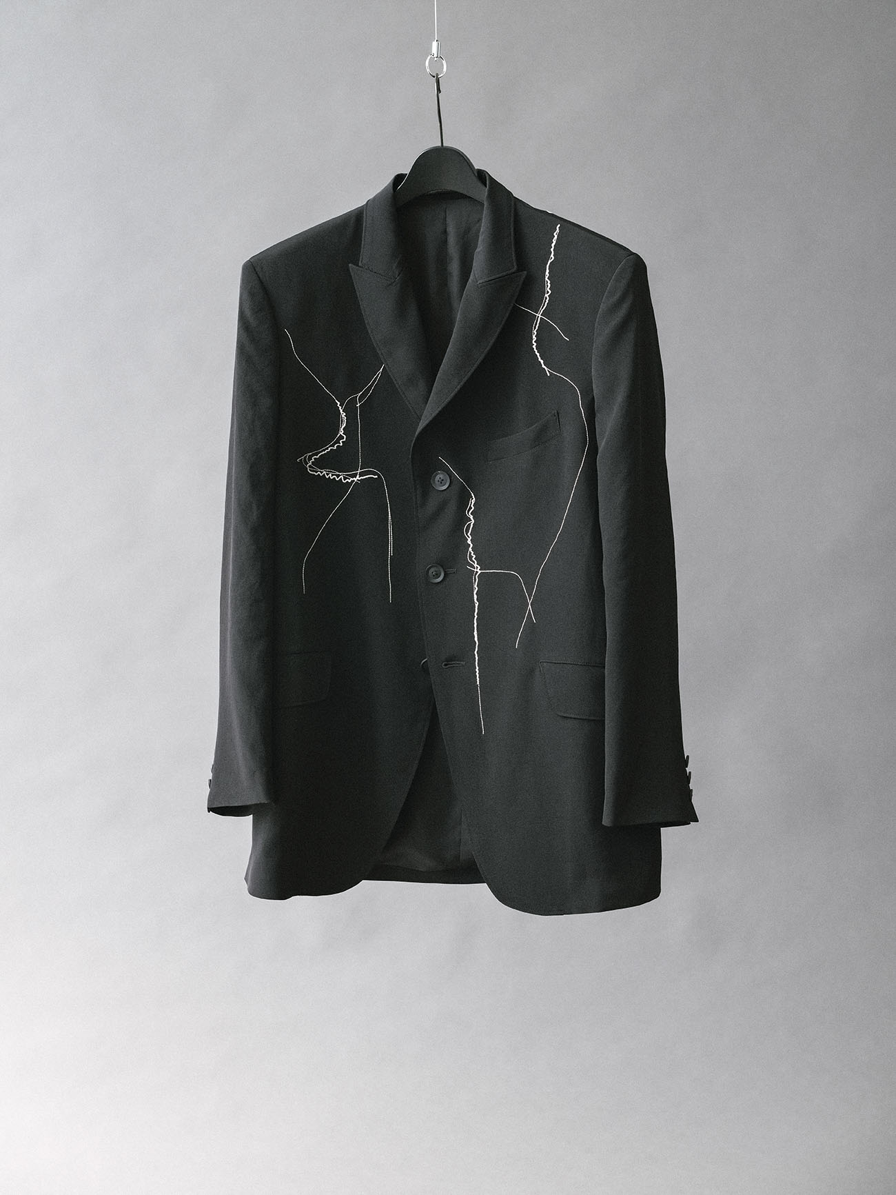 TA TUXEDO EMBROIDERED 3 BUTTONS JACKET
