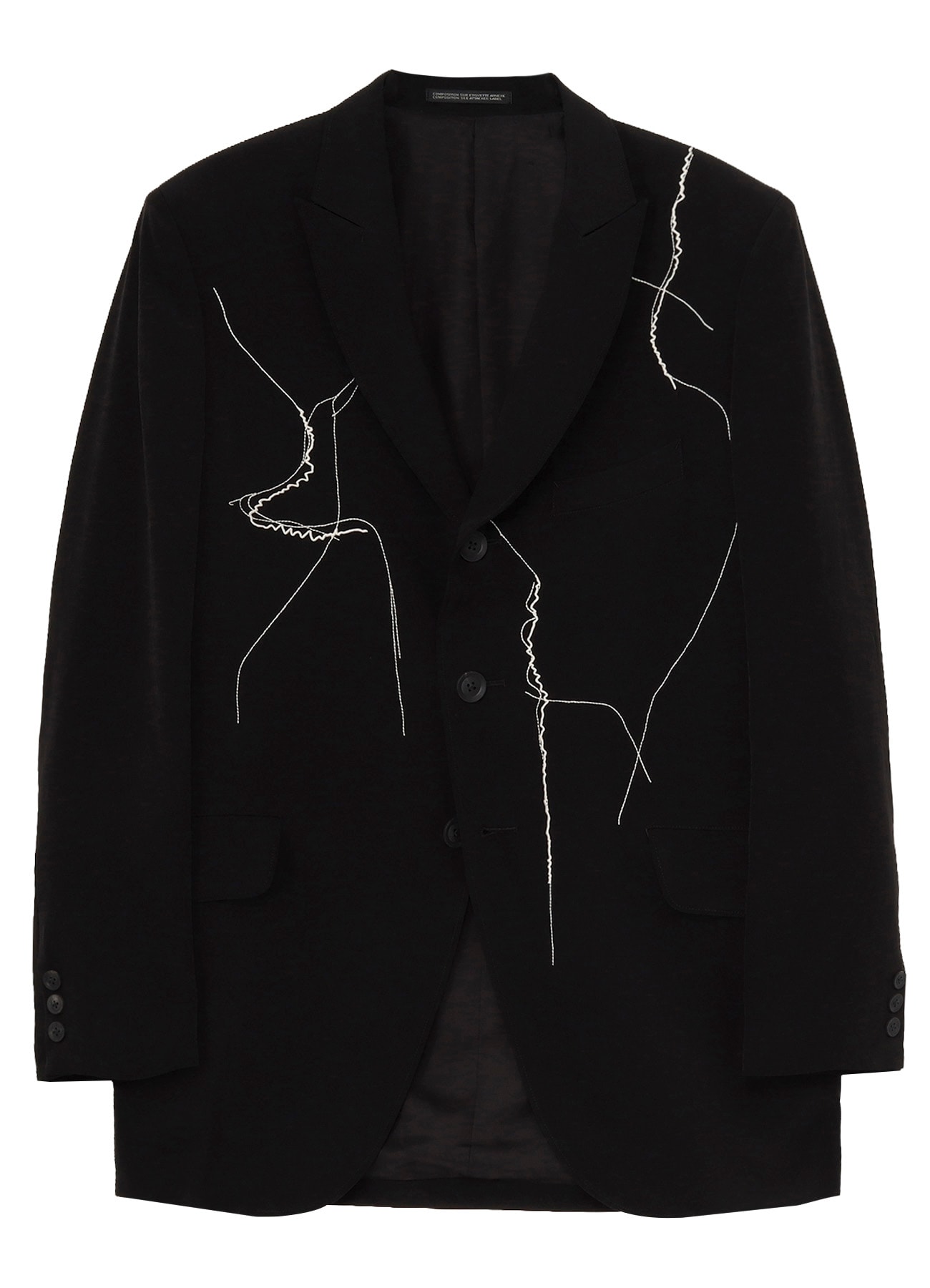 TA TUXEDO EMBROIDERED 3 BUTTONS JACKET