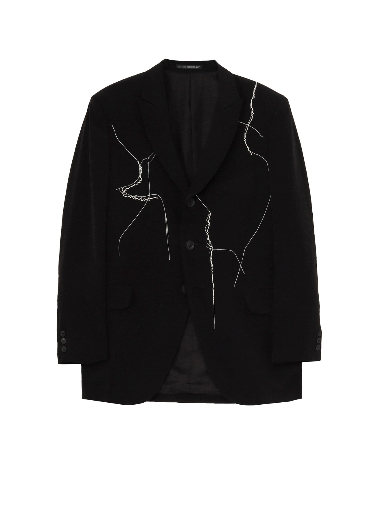 TA TUXEDO EMBROIDERED 3 BUTTONS JACKET