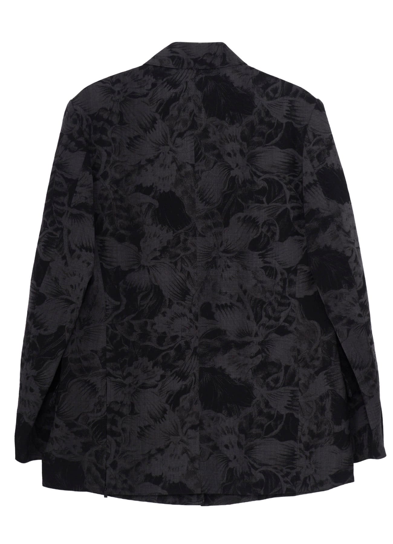 WOOL GABARDINE FLORAL DISCHARGE-DYED 5BS JACKET