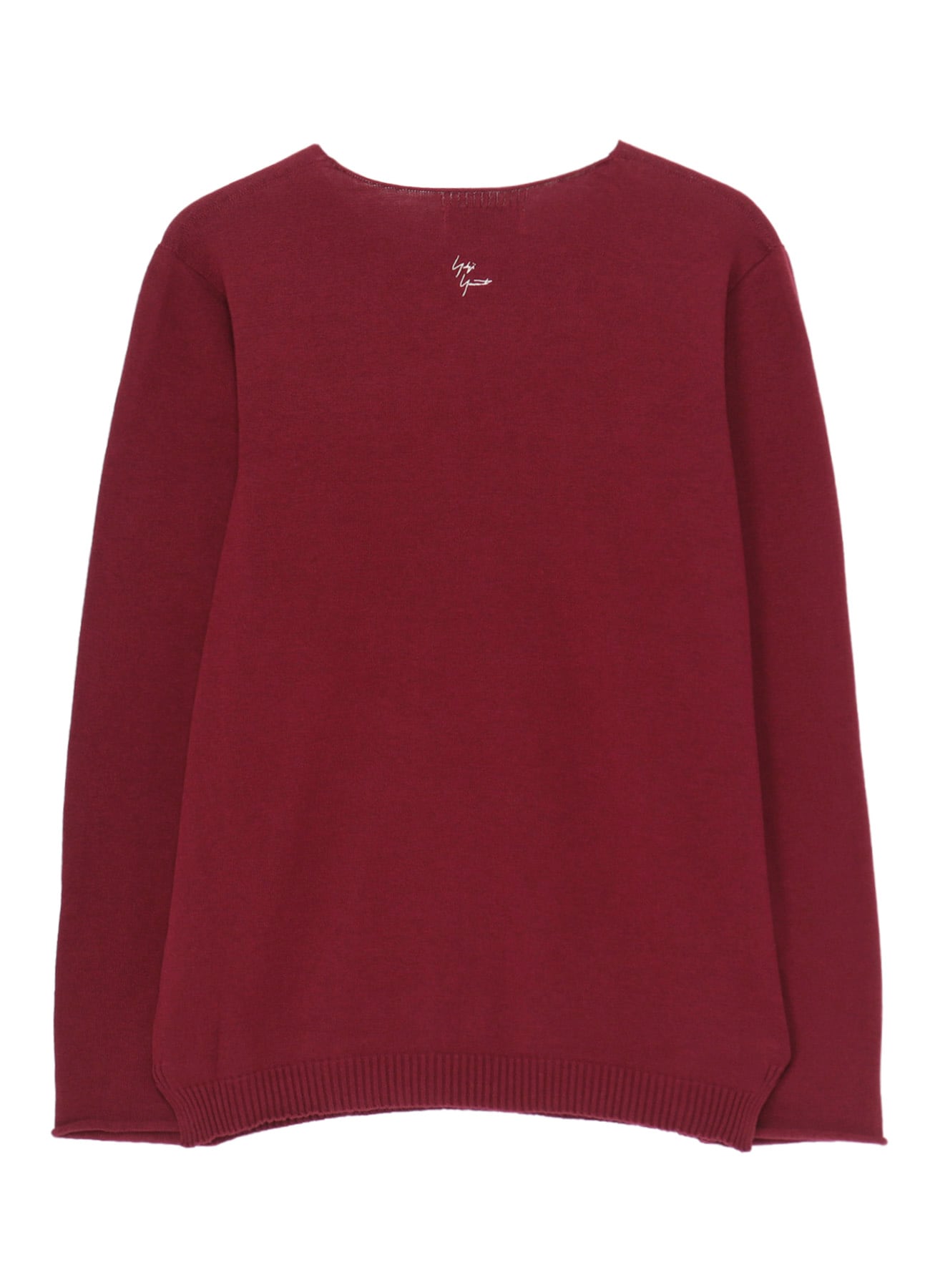 COTTON CASHMERE ROUND NECK PO KNIT