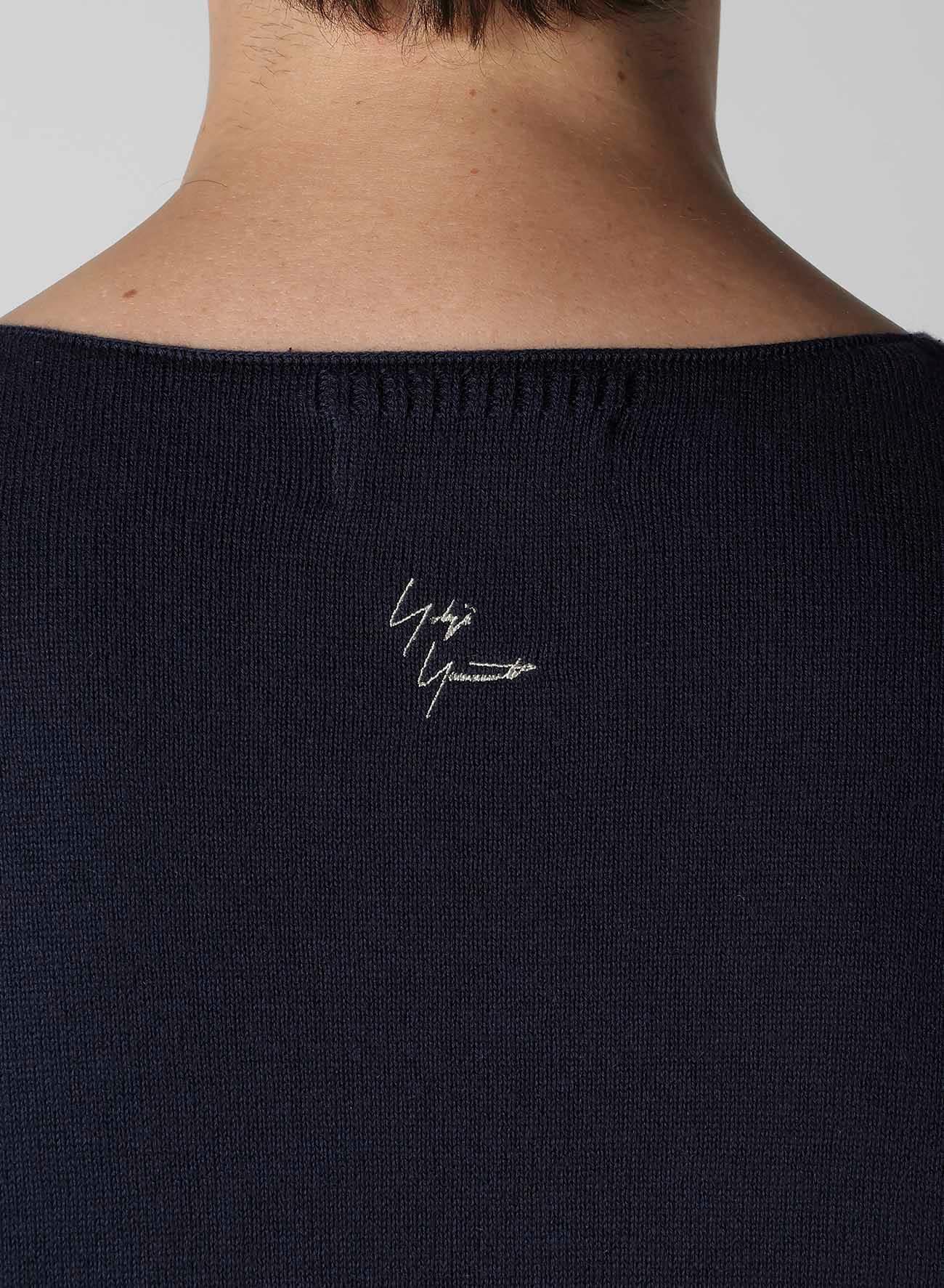 COTTON CASHMERE ROUND NECK PO KNIT