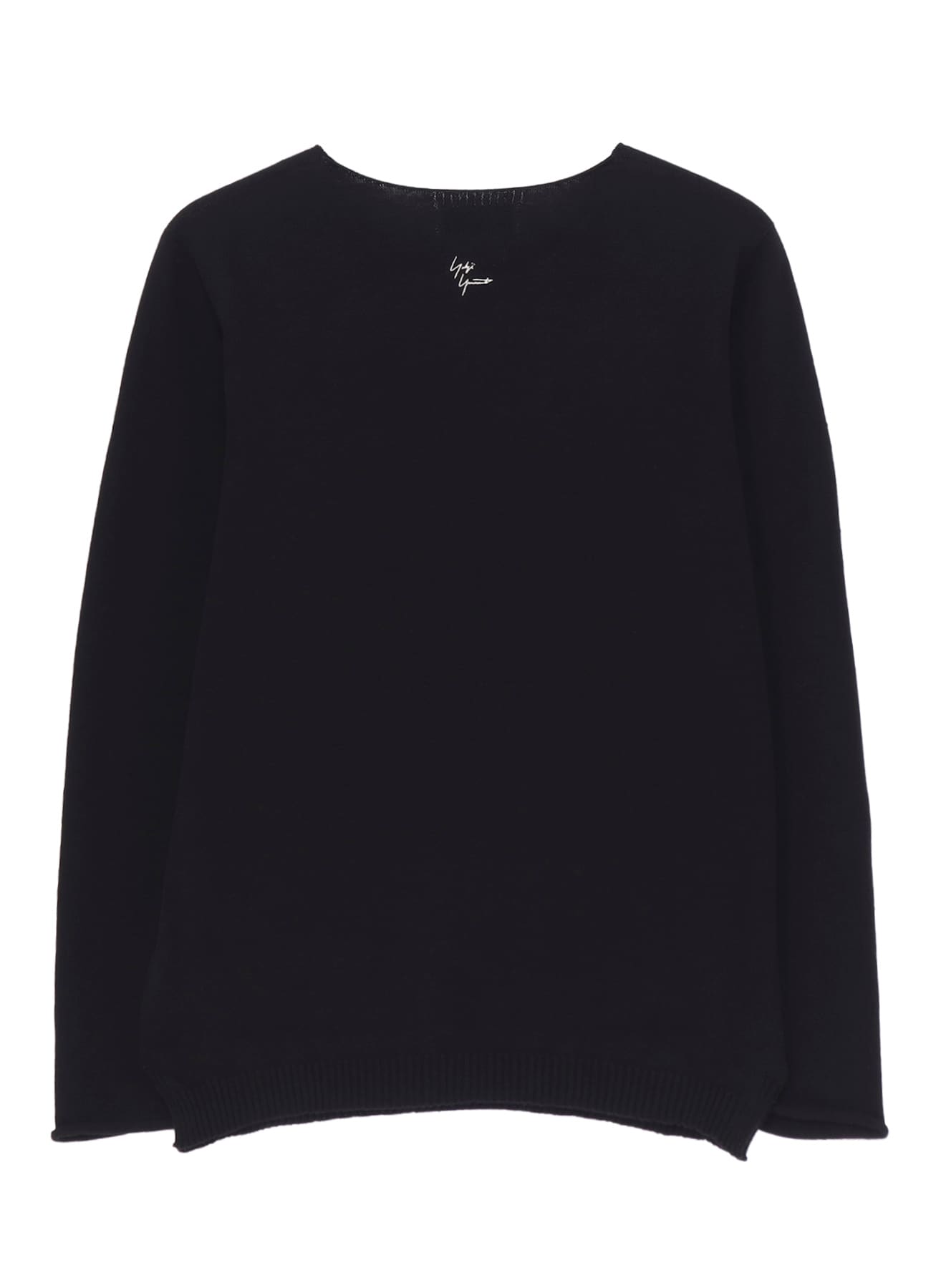 COTTON CASHMERE ROUND NECK PO KNIT