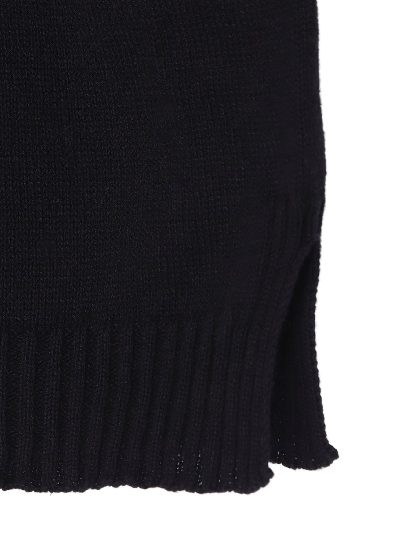 COTTON CASHMERE ROUND NECK PO KNIT