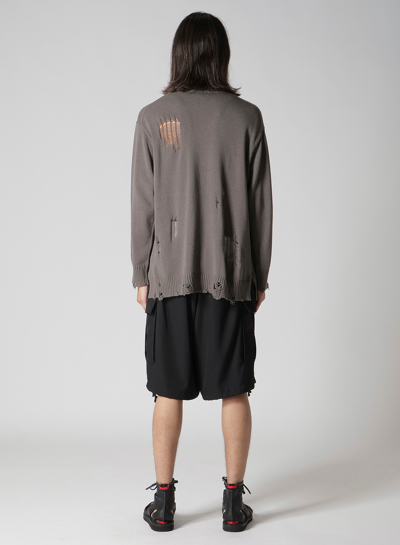 7G 1PLY PLAIN STITCH DROP NEEDLE ROUND NECK DAMAGED PO