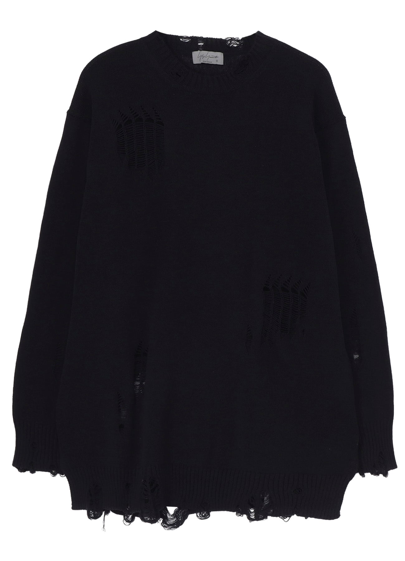 7G 1PLY PLAIN STITCH DROP NEEDLE ROUND NECK DAMAGED PO