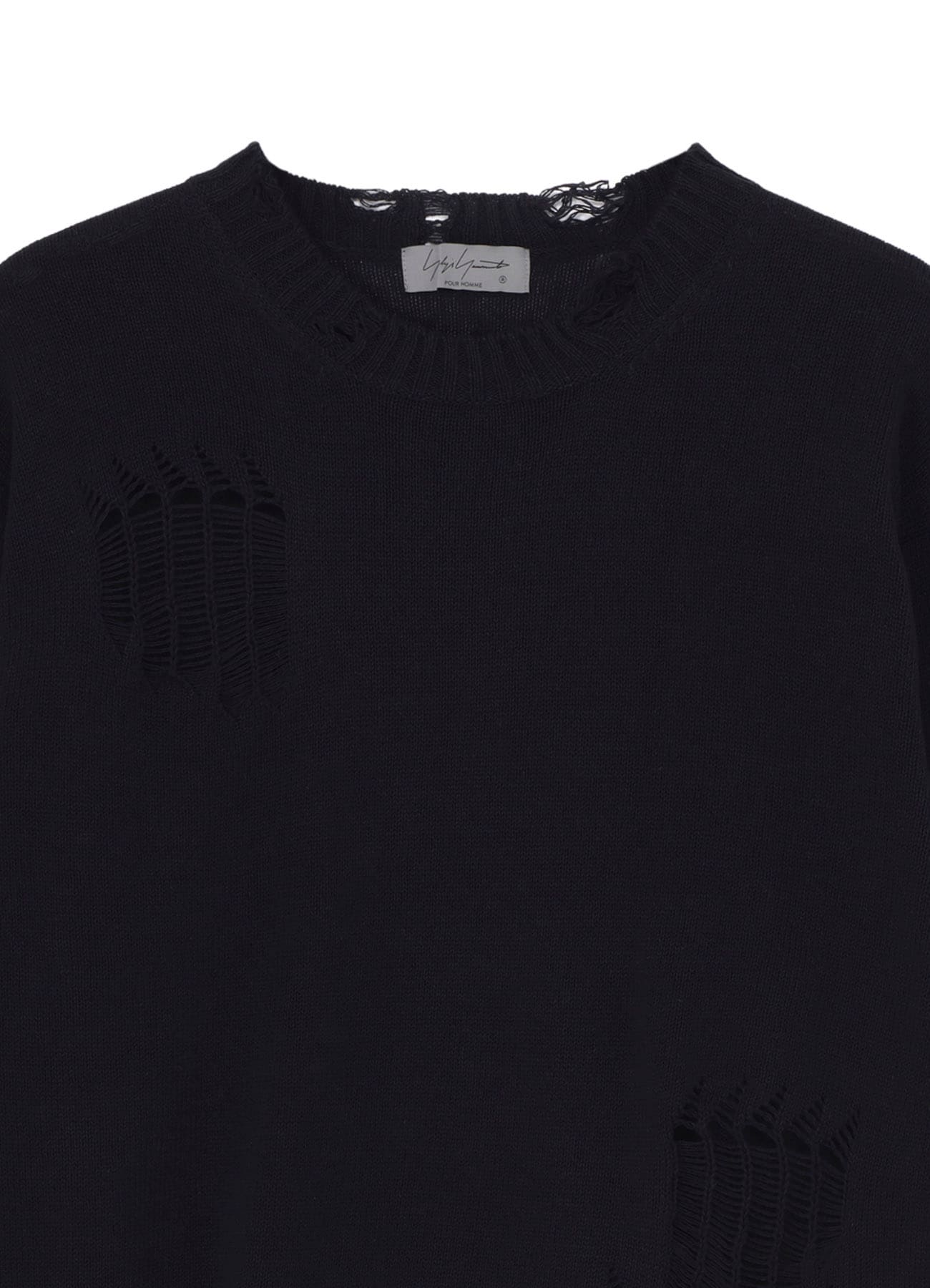 7G 1PLY PLAIN STITCH DROP NEEDLE ROUND NECK DAMAGED PO