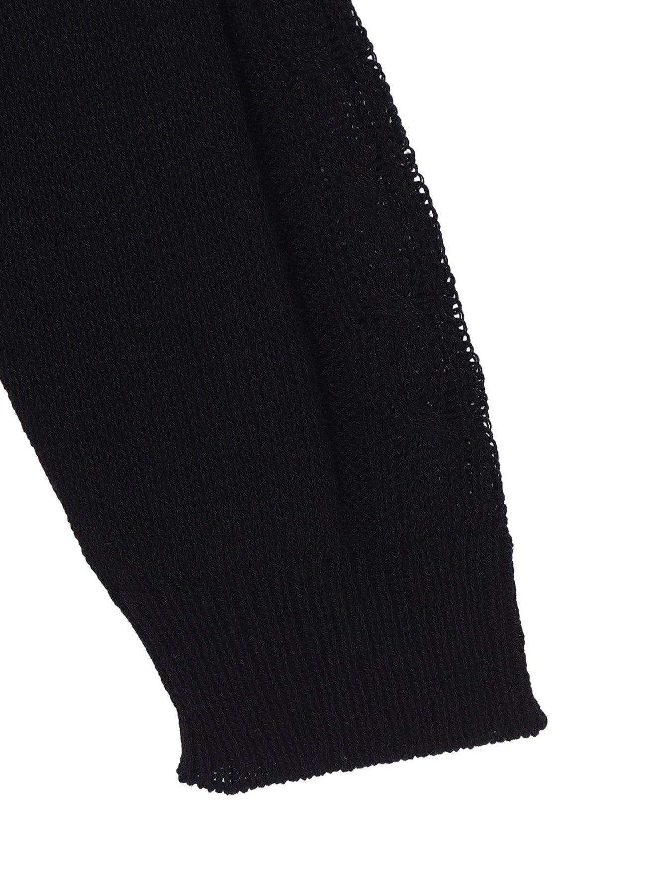 5G 2PLY DROP STITCH ROUND NECK LEATHER S PO