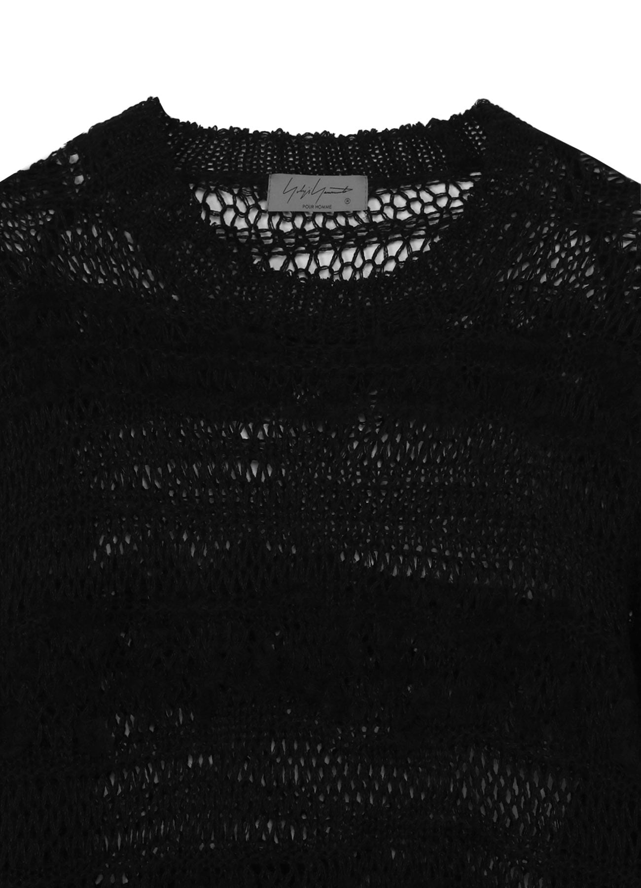 5G 2PLY DROP KNIT STRIPE ROUND NECK PATTERN PO