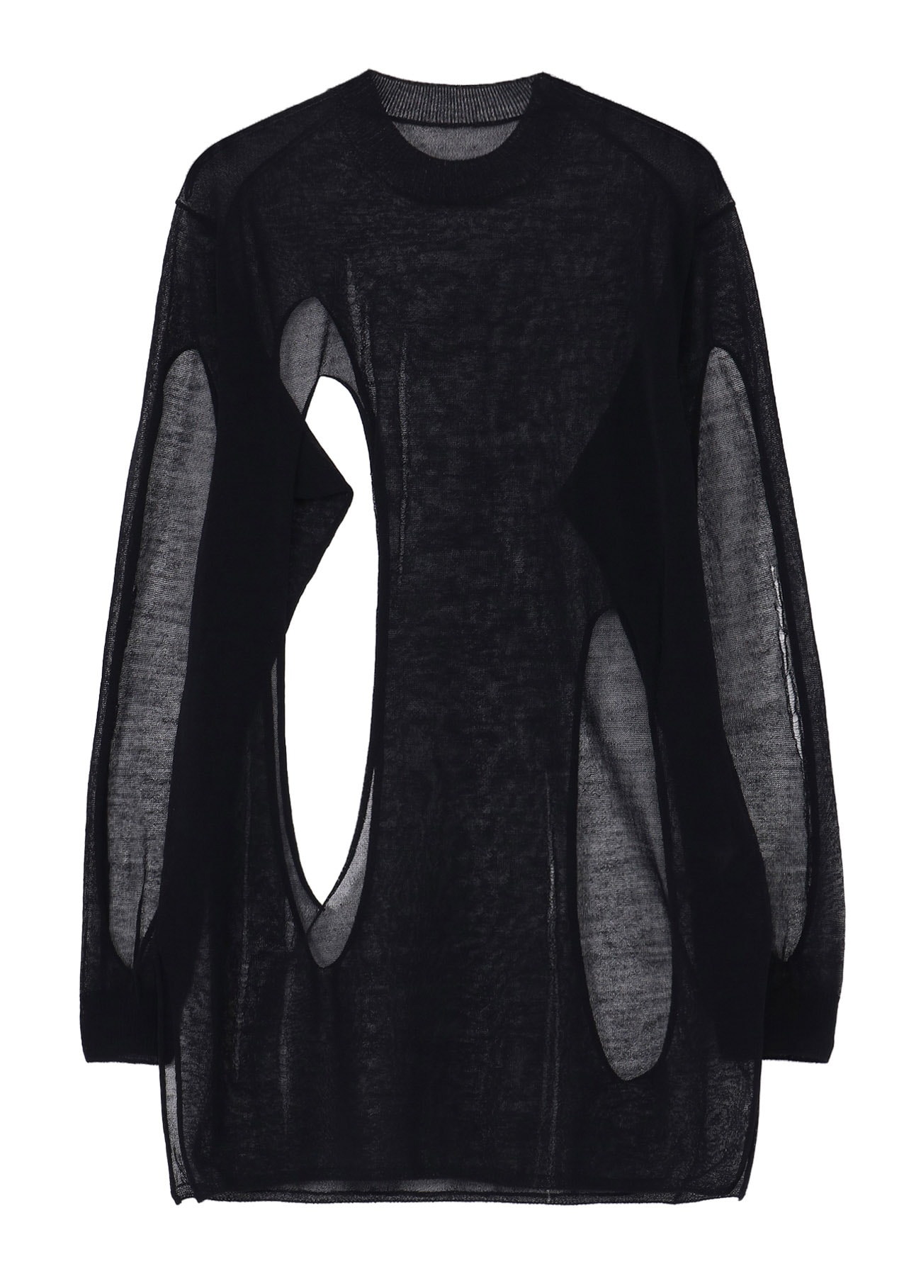 12G 1PLY PS+OPENWORK+HOLE ROUND NECK DAMAGED PO