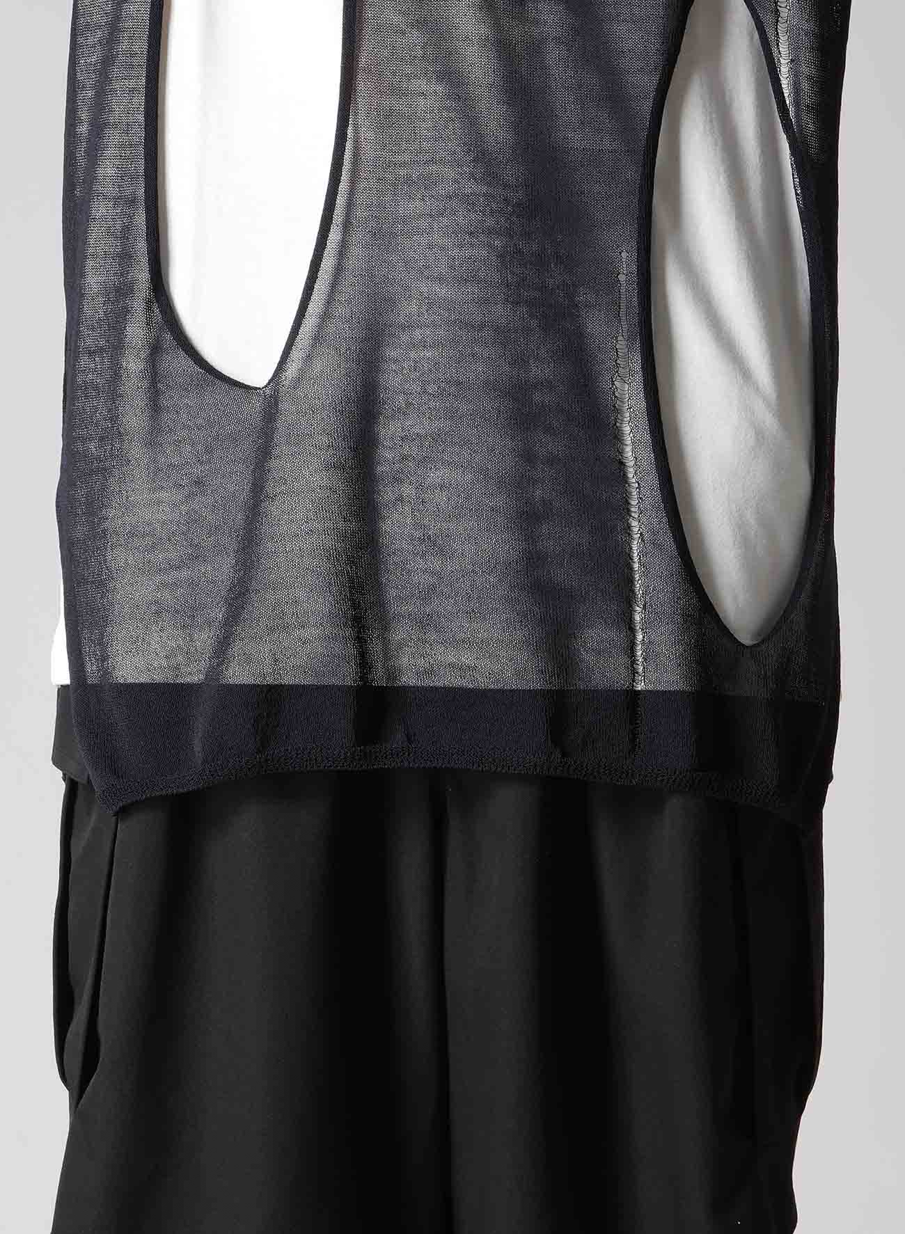 12G 1PLY PS+OPENWORK+HOLE ROUND NECK DAMAGED PO