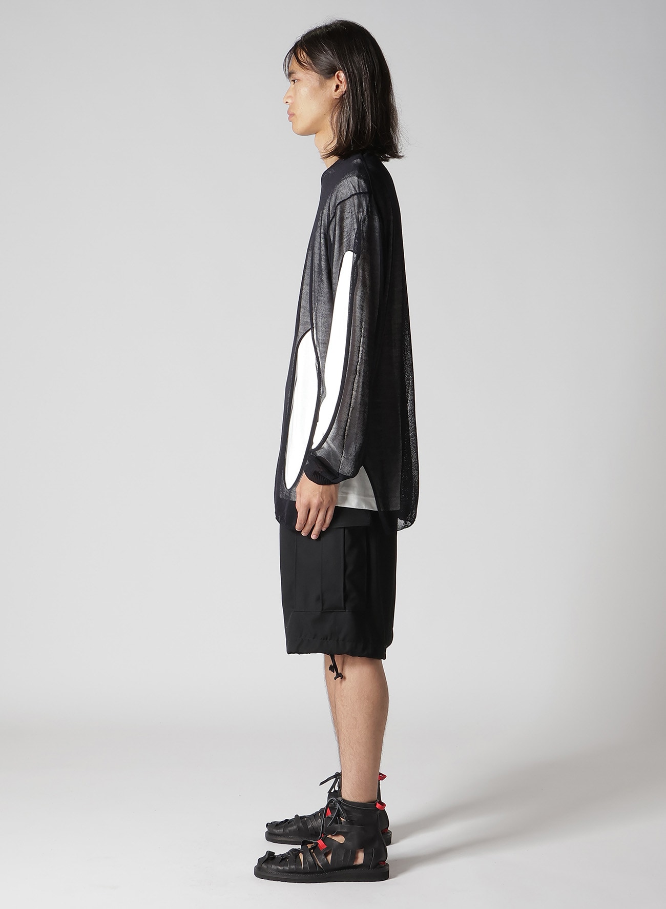 12G 1PLY PS+OPENWORK+HOLE ROUND NECK DAMAGED PO