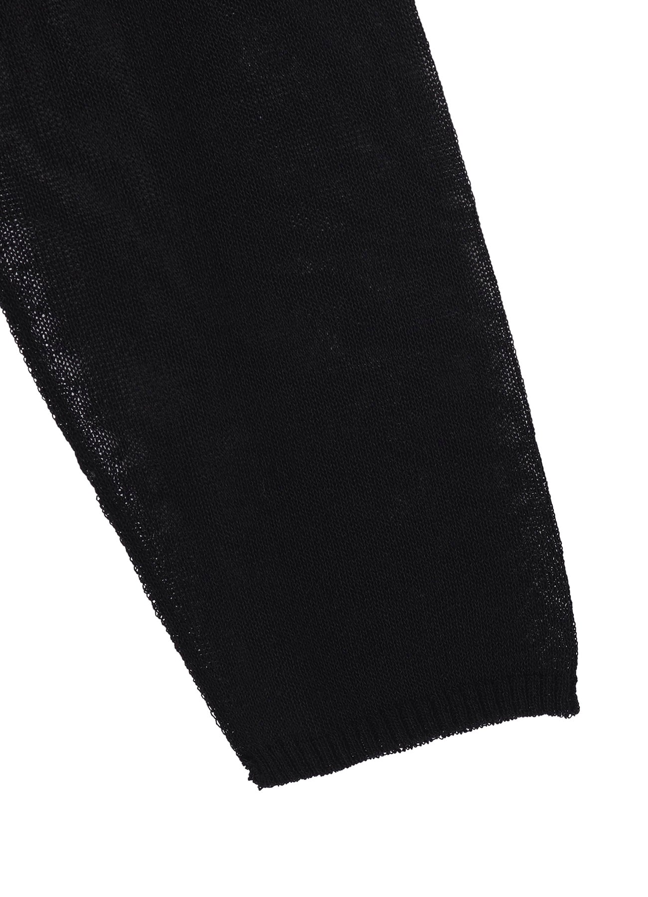 10G 1PLY PLAIN STITCH ROUND NECK STITCH DETAIL PO