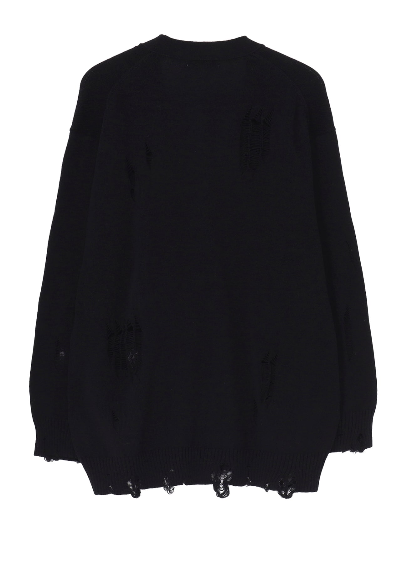 7G 1PLY PLAIN STITCH DROP NEEDLE V NECK CARDIGAN