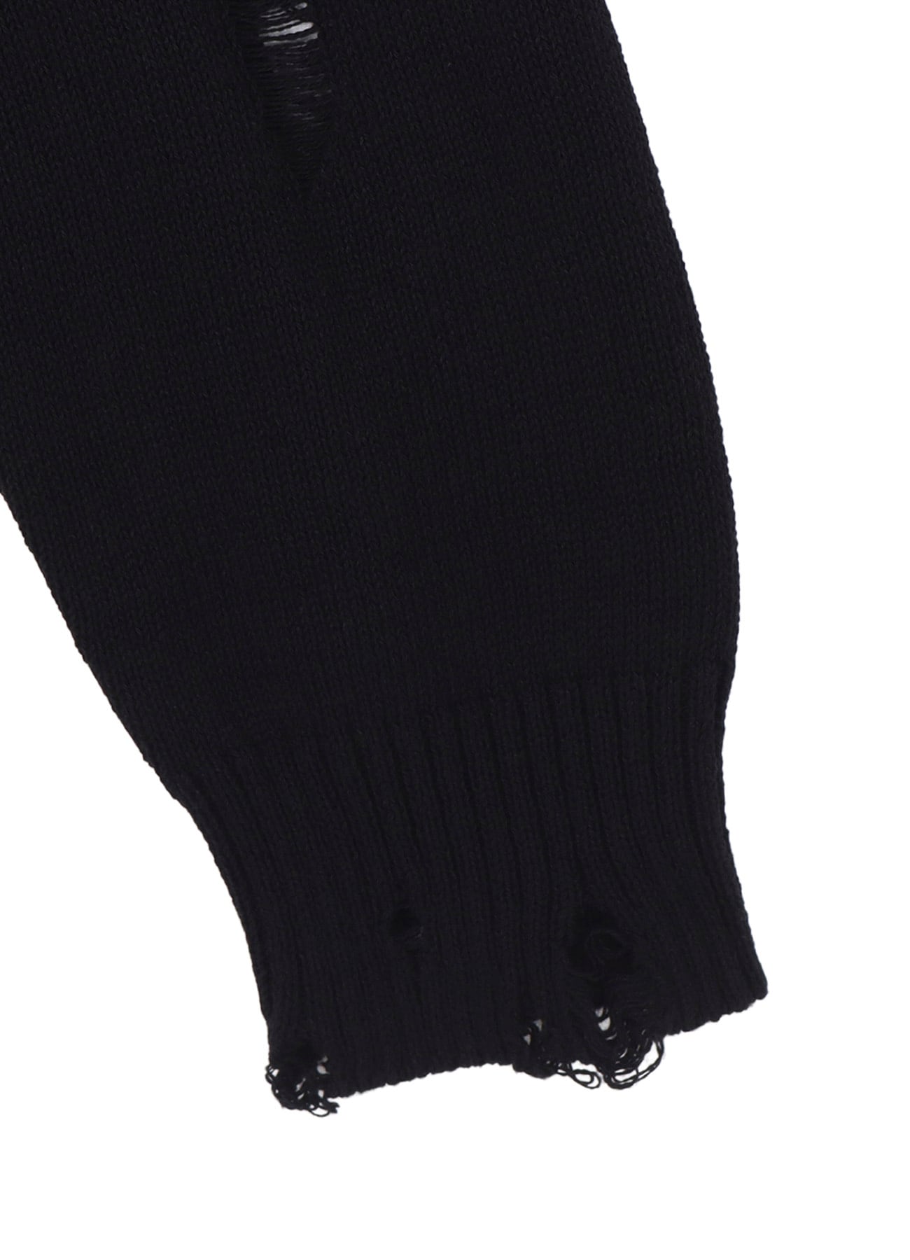 7G 1PLY PLAIN STITCH DROP NEEDLE V NECK CARDIGAN