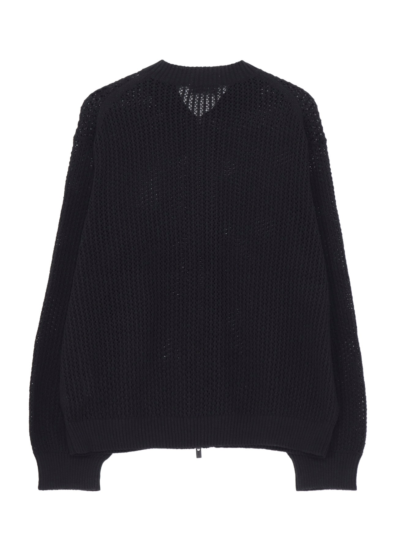 7G 1PLY OPENWORK ZIP BLOUSON