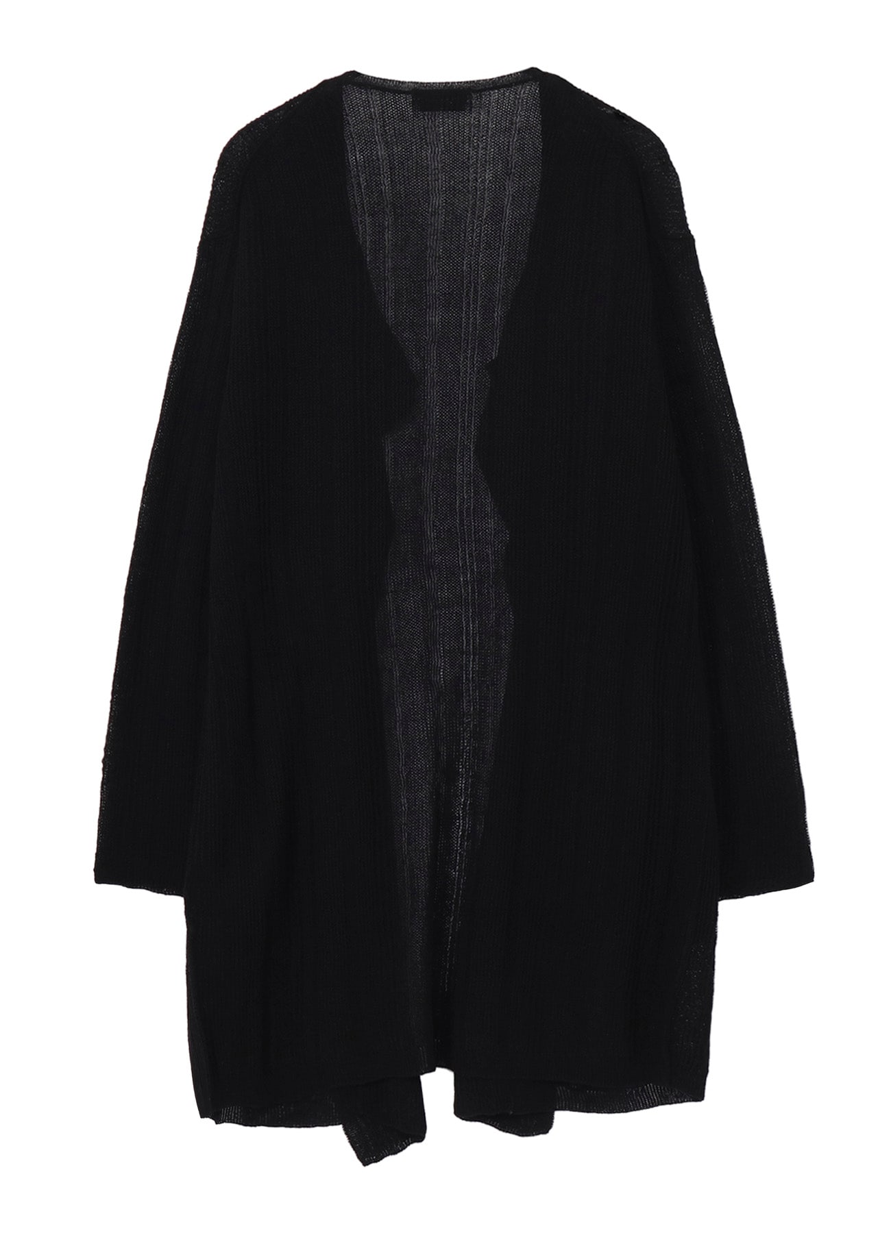 10G 1PLY DROP NEEDLE HALF CD CARDIGAN