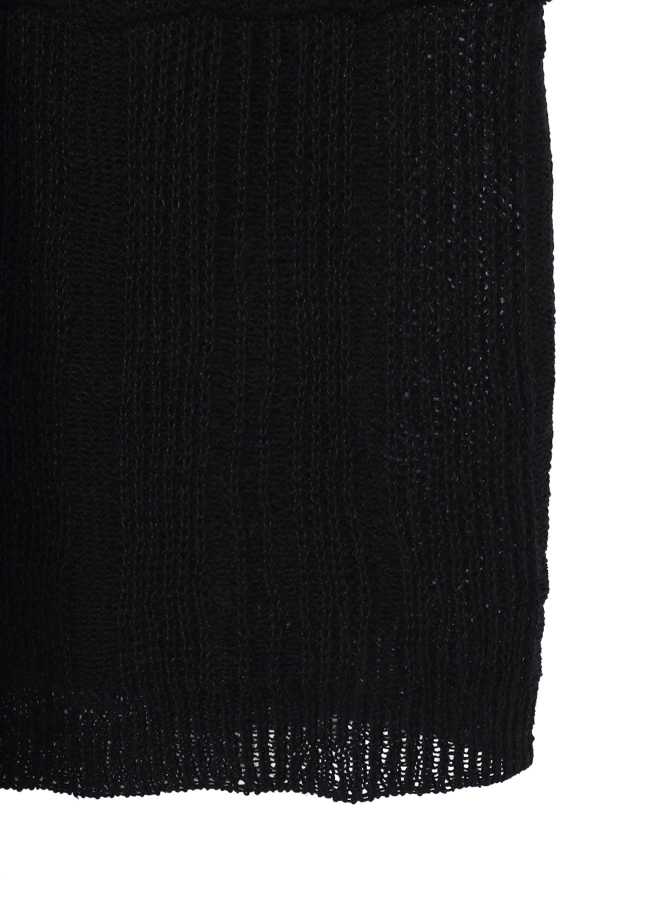 10G 1PLY DROP NEEDLE HALF CD CARDIGAN