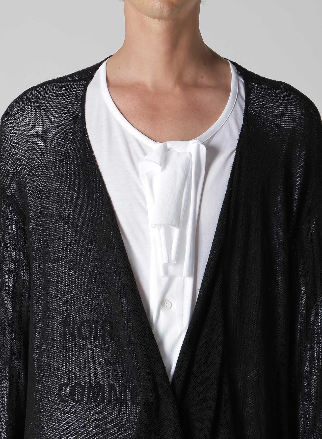 PS+POST STITCH DRAPE DETAIL CARDIGAN