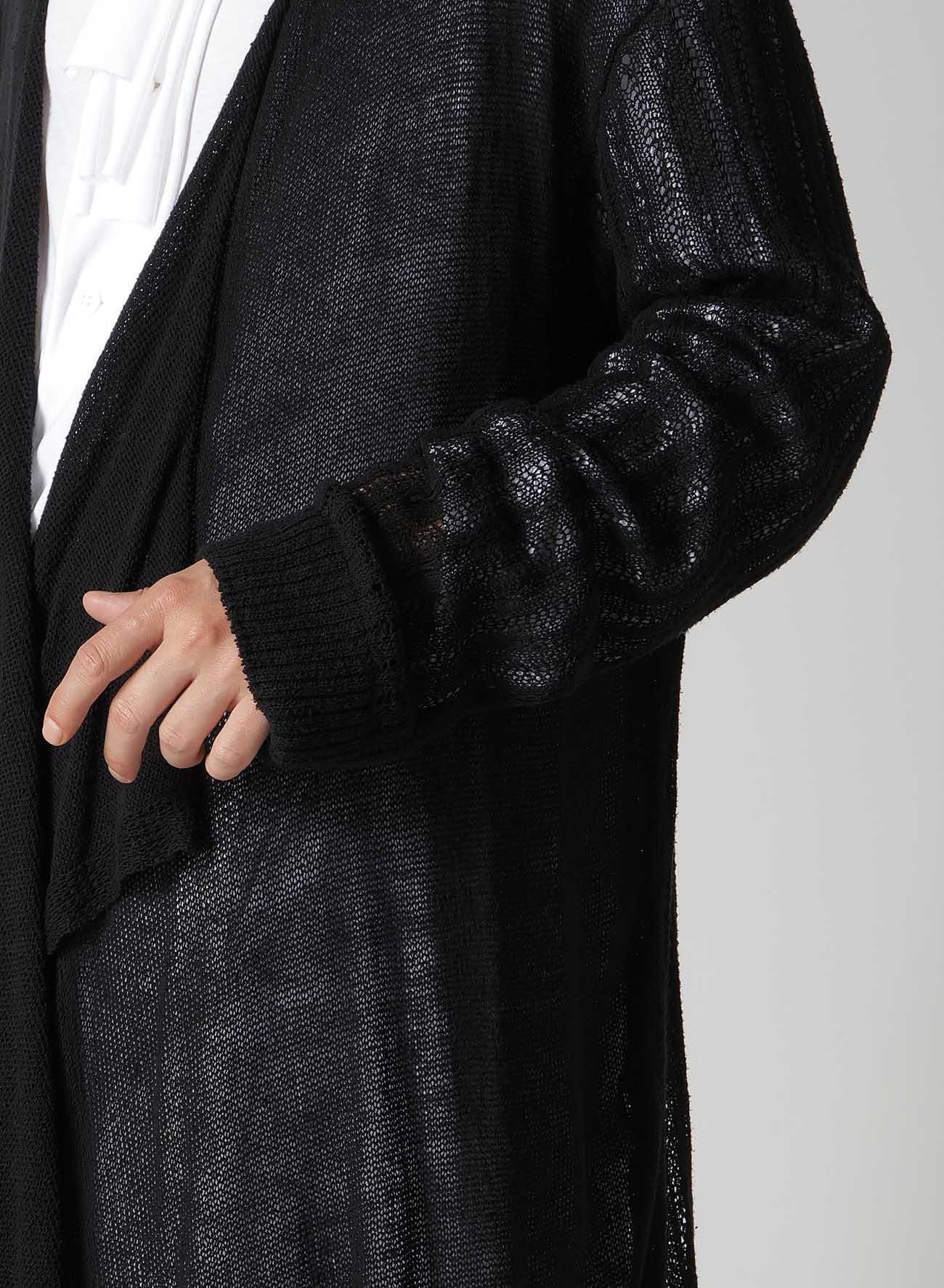 PS+POST STITCH DRAPE DETAIL CARDIGAN