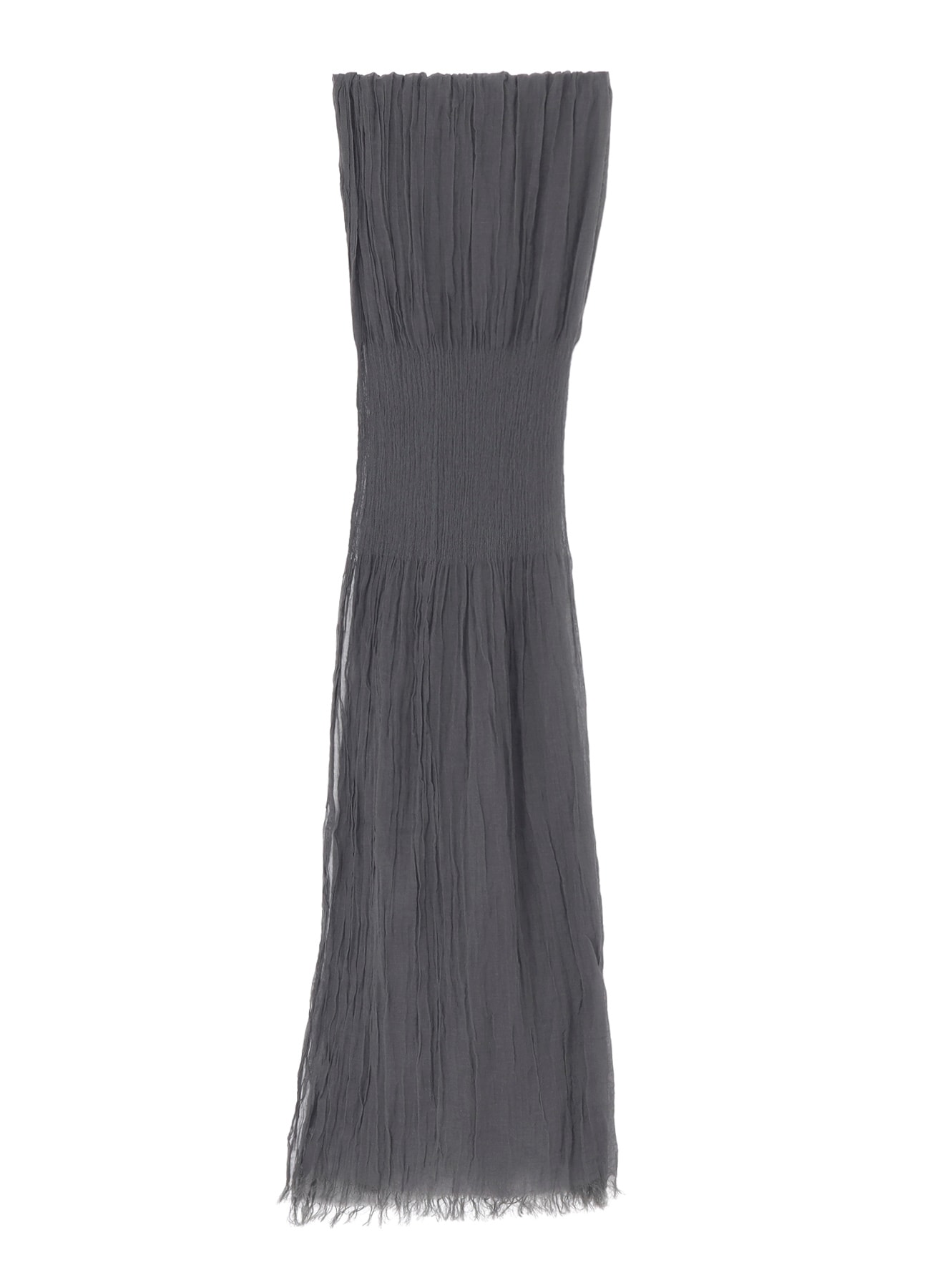 C/PLAIN WEAVE GATHER DETAIL STOLE