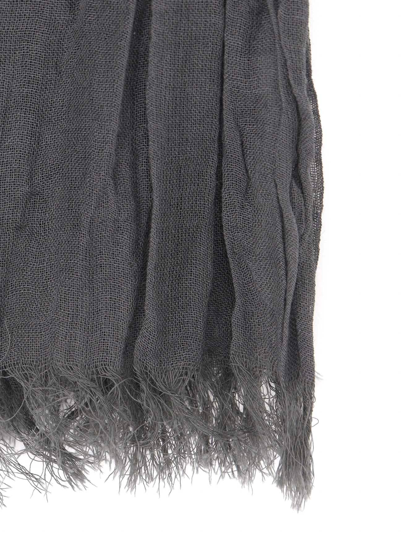 C/PLAIN WEAVE GATHER DETAIL STOLE