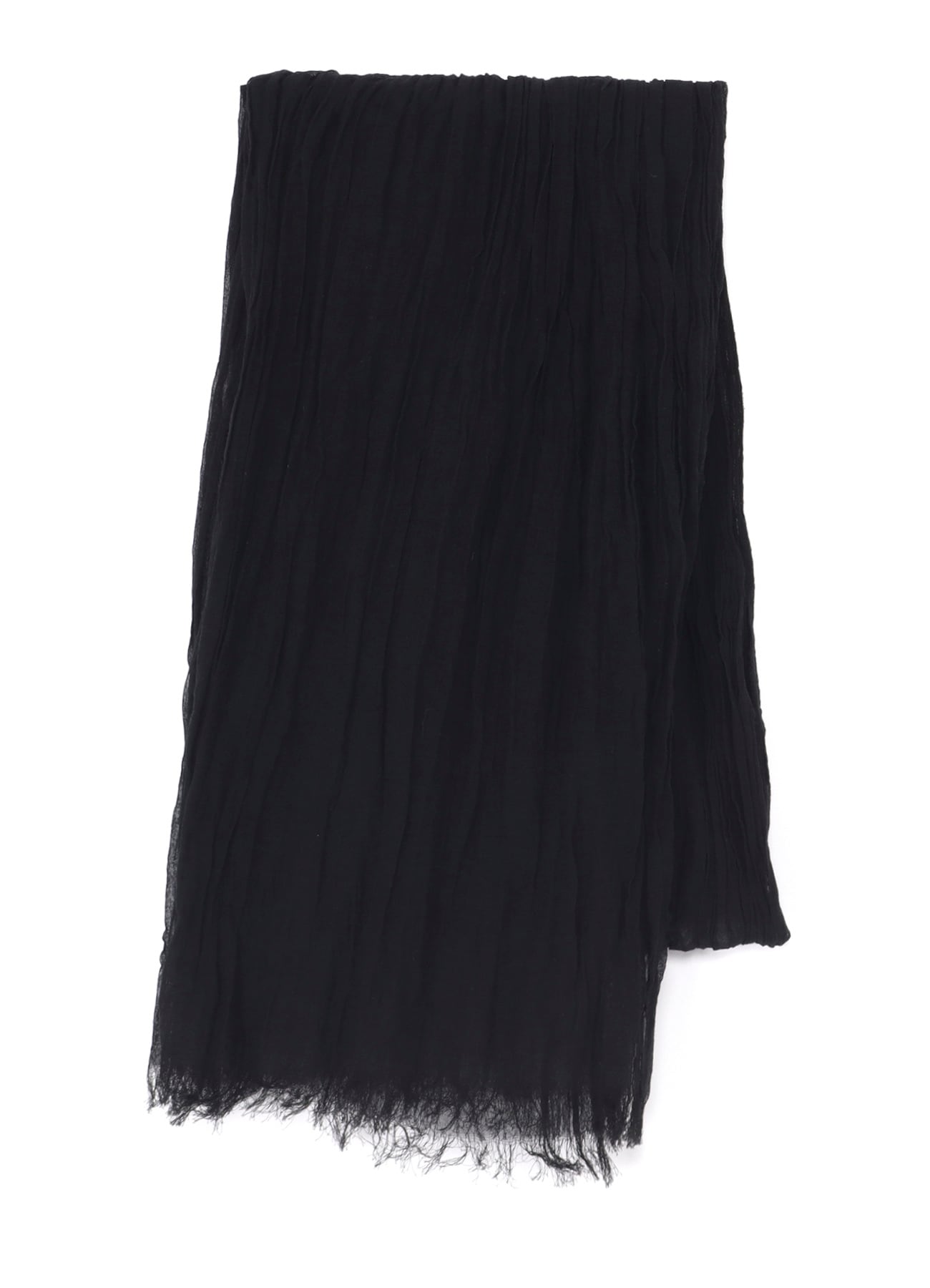 C/PLAIN WEAVE GATHER DETAIL STOLE