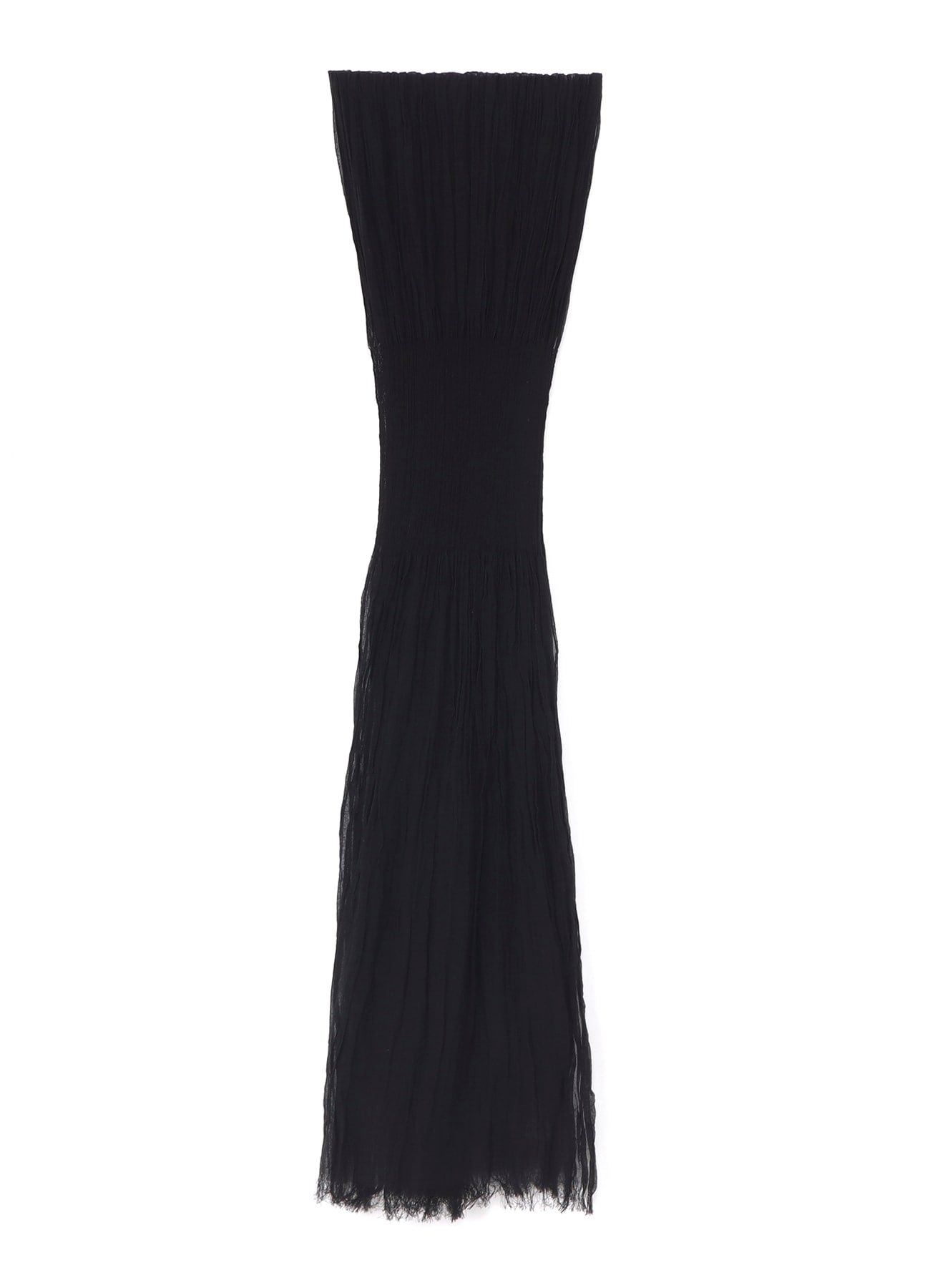 C/PLAIN WEAVE GATHER DETAIL STOLE