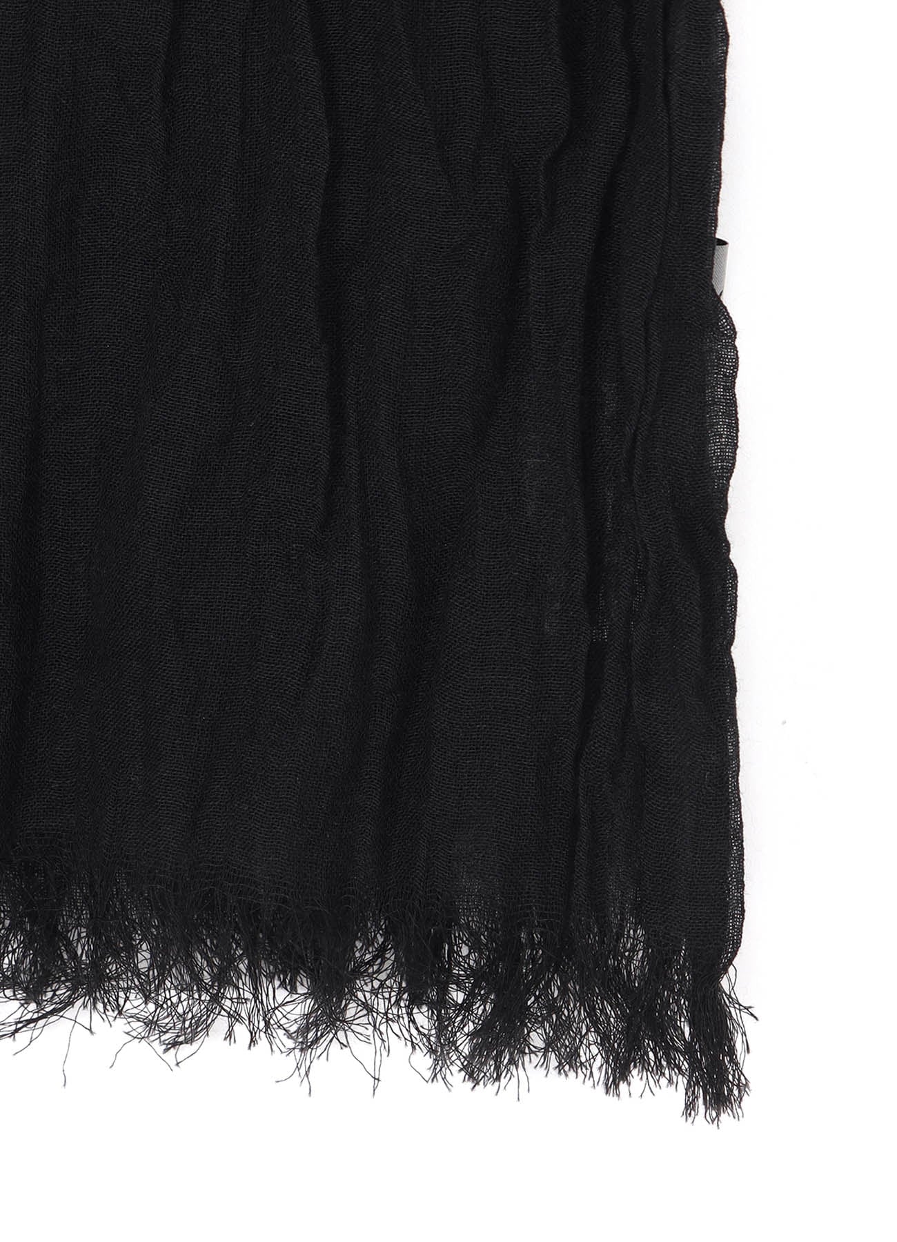 C/PLAIN WEAVE GATHER DETAIL STOLE