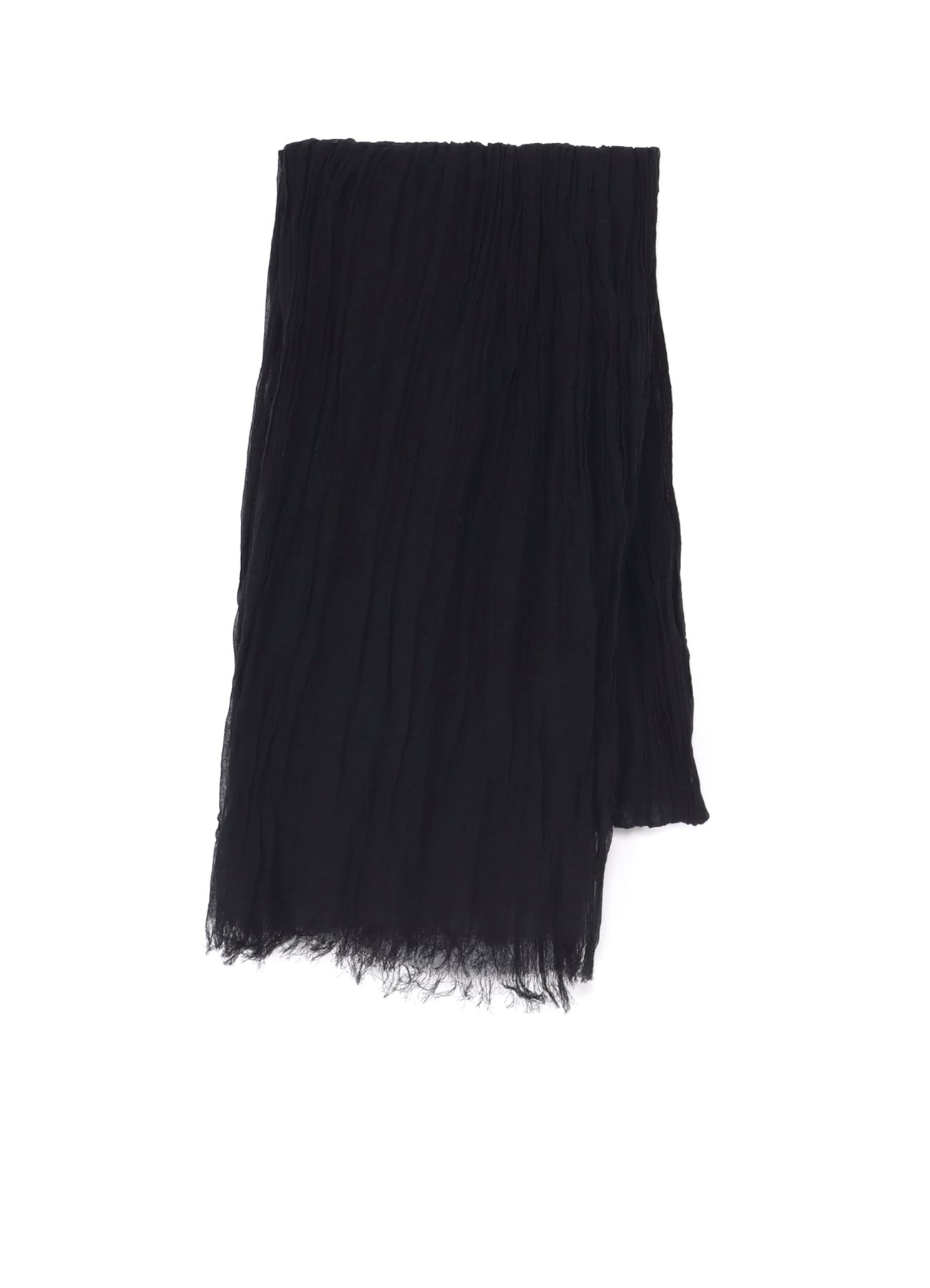 C/PLAIN WEAVE GATHER DETAIL STOLE