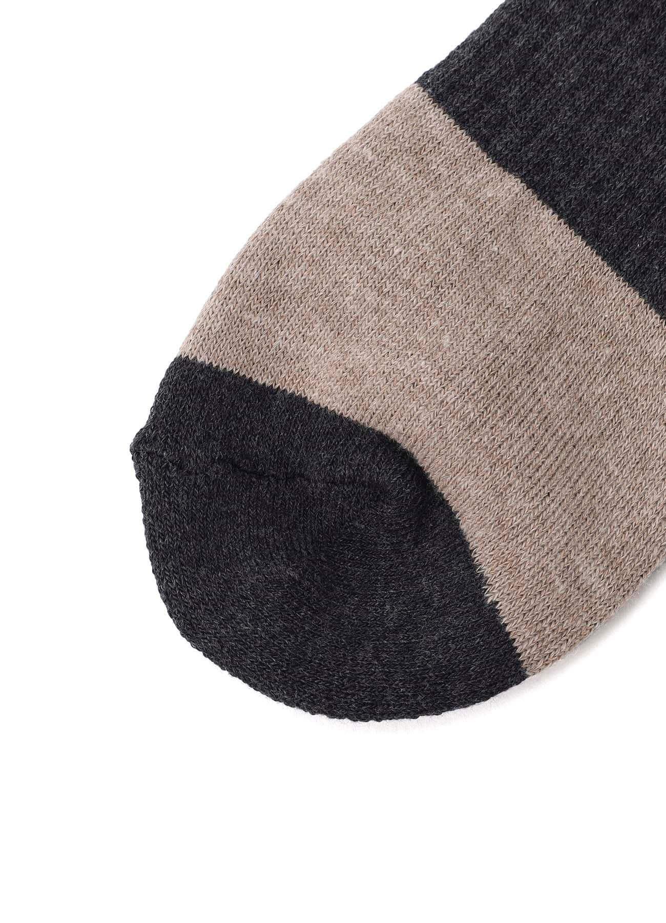 C/A RIB PILE BORDER SOCKS