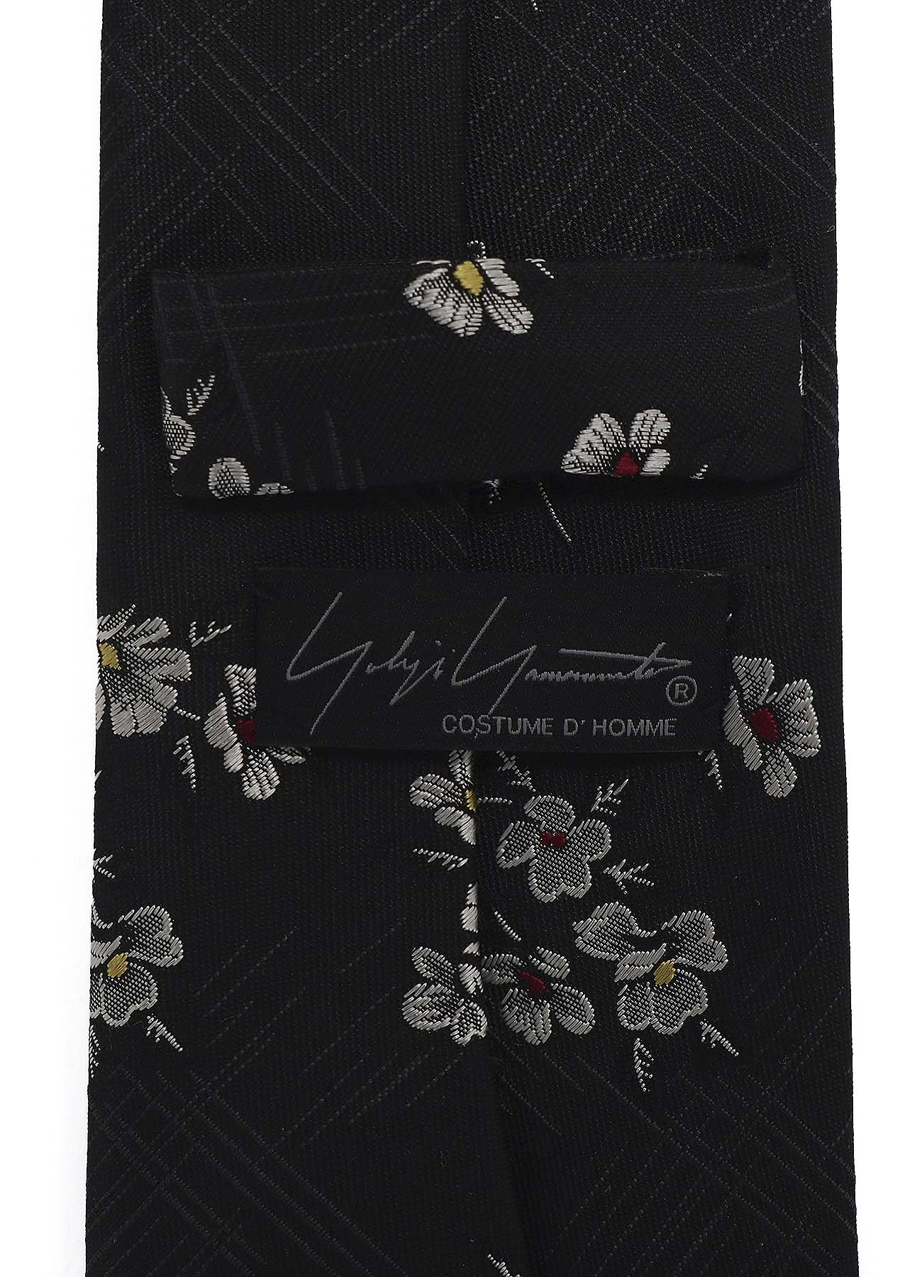 FLOWER PLAID JQ DERBY TIE