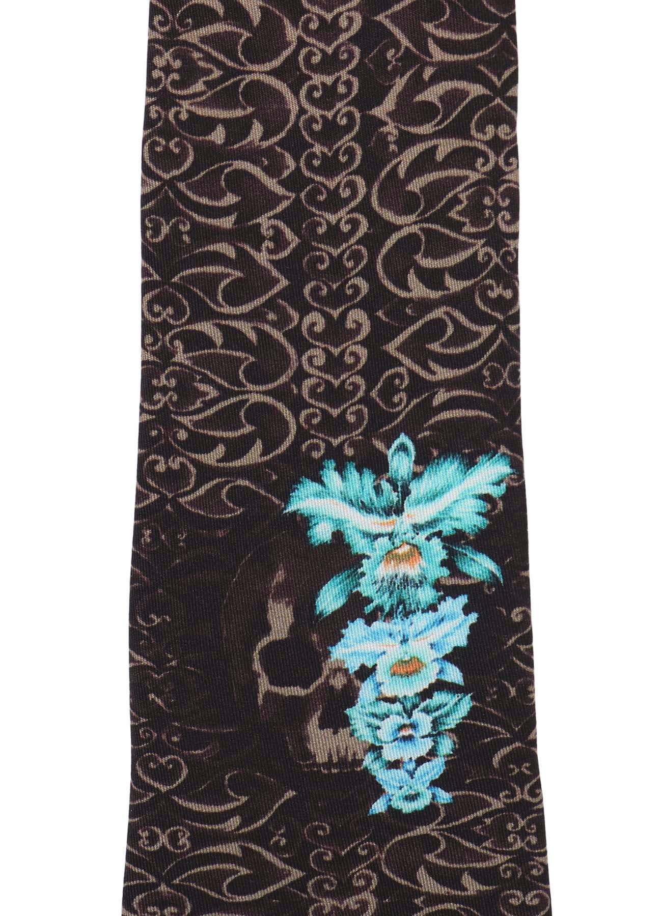 BROTHER SILK TIE SKULL02
