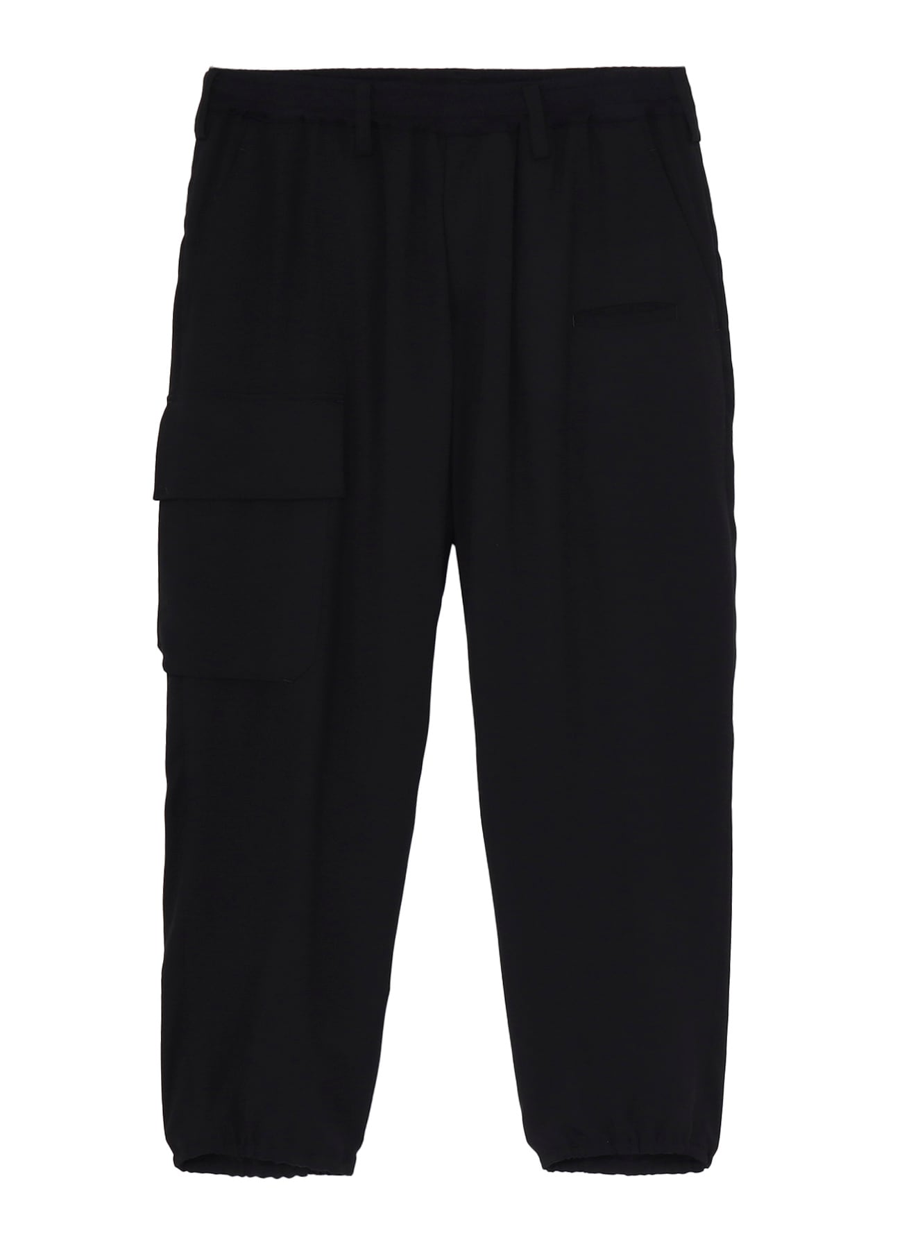 RE CELLULOSE GABARDINE RIBBED FLAP POCKET PANTS