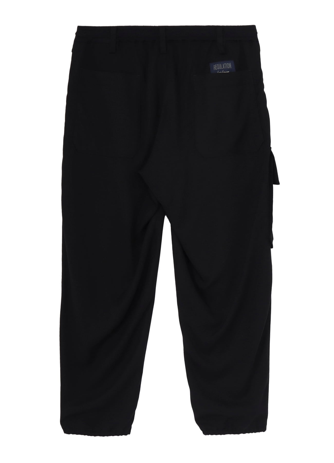 RE CELLULOSE GABARDINE RIBBED FLAP POCKET PANTS