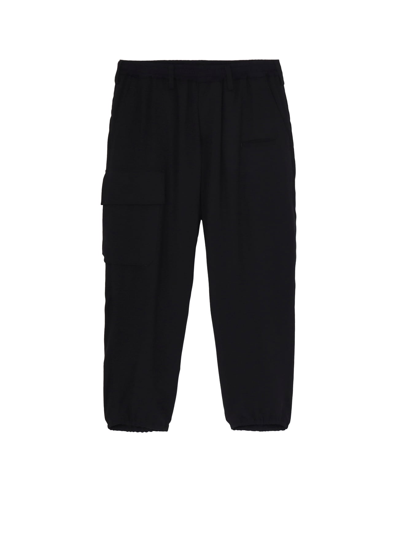 RE CELLULOSE GABARDINE RIBBED FLAP POCKET PANTS