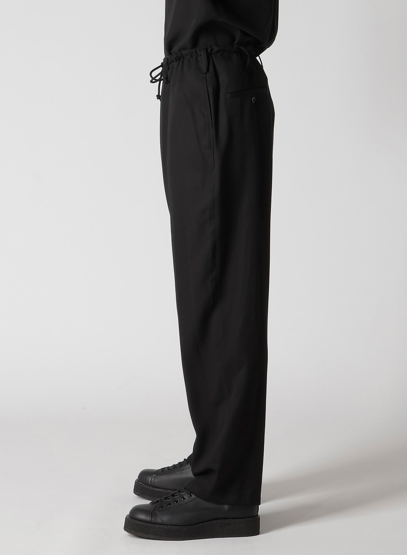 RE CELLULOSE GABARDINE SIDE POCKET PANTS