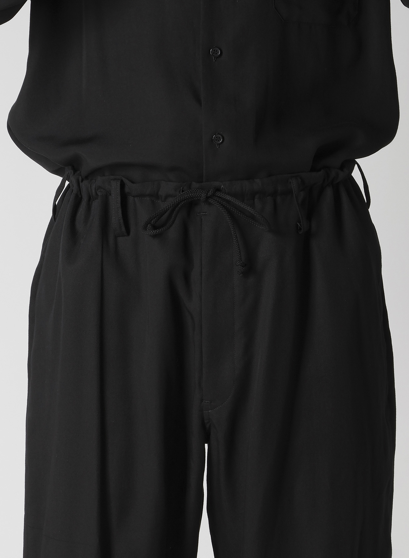 RE CELLULOSE GABARDINE SIDE POCKET PANTS