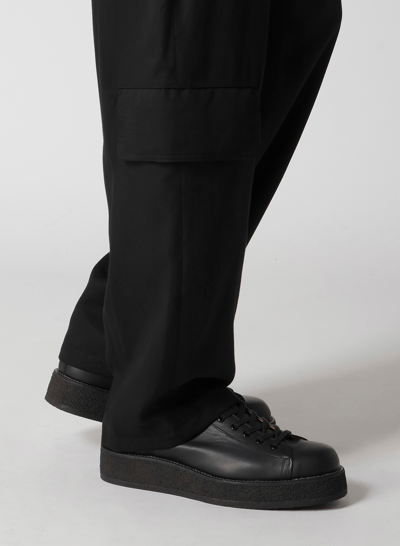 RE CELLULOSE GABARDINE SIDE POCKET PANTS