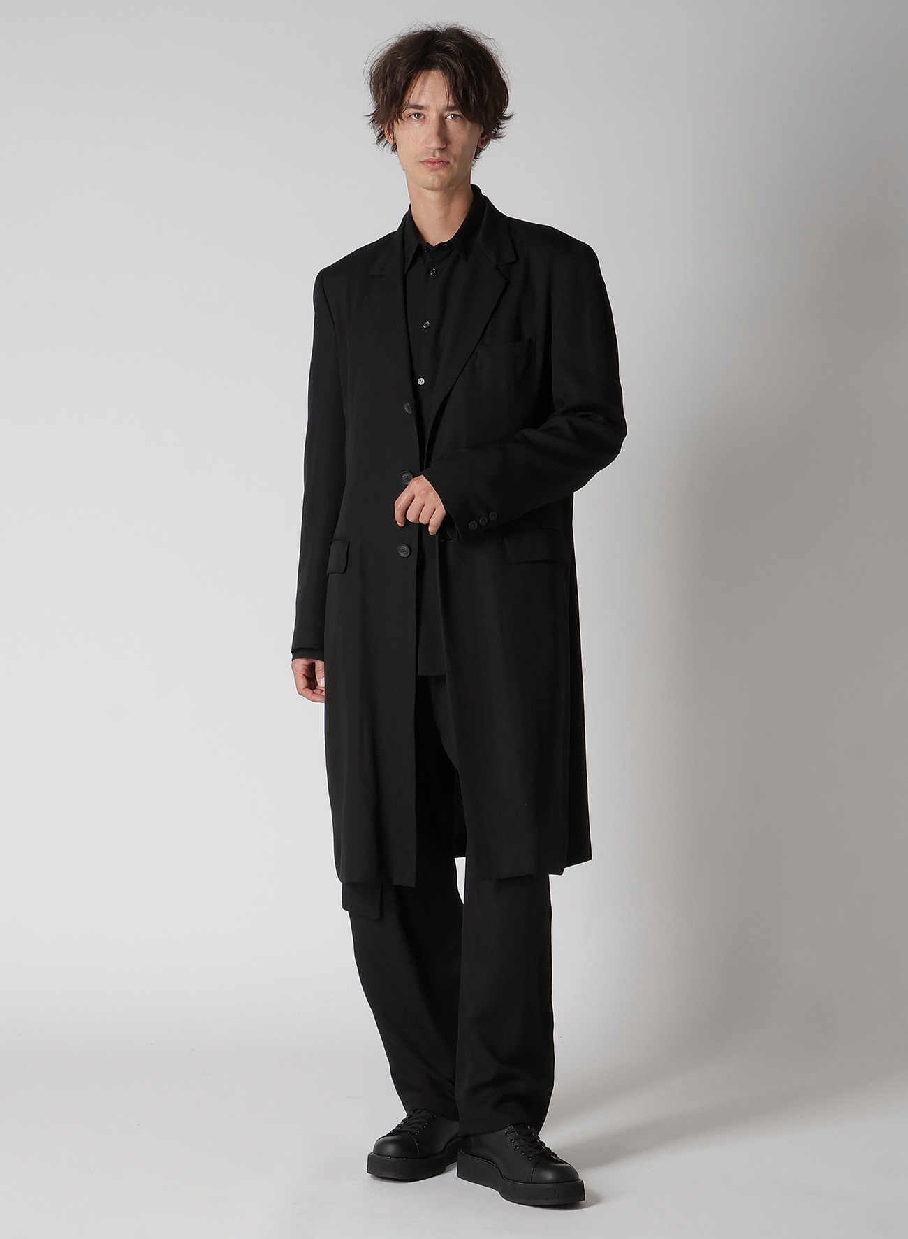 RE CELLULOSE GABARDINE SIDE POCKET PANTS