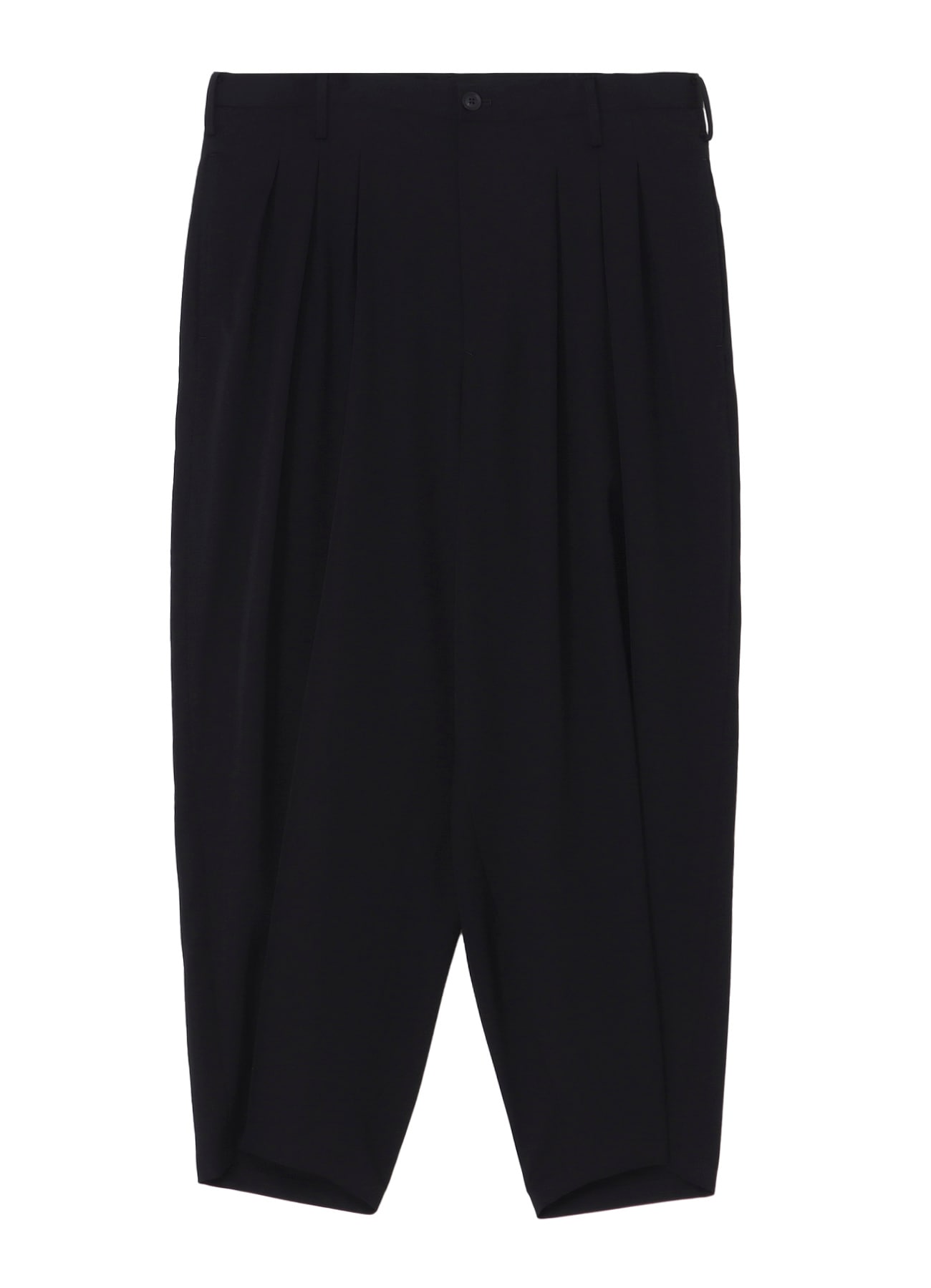 WOOL GABARDINE 12 TUCKS PANTS