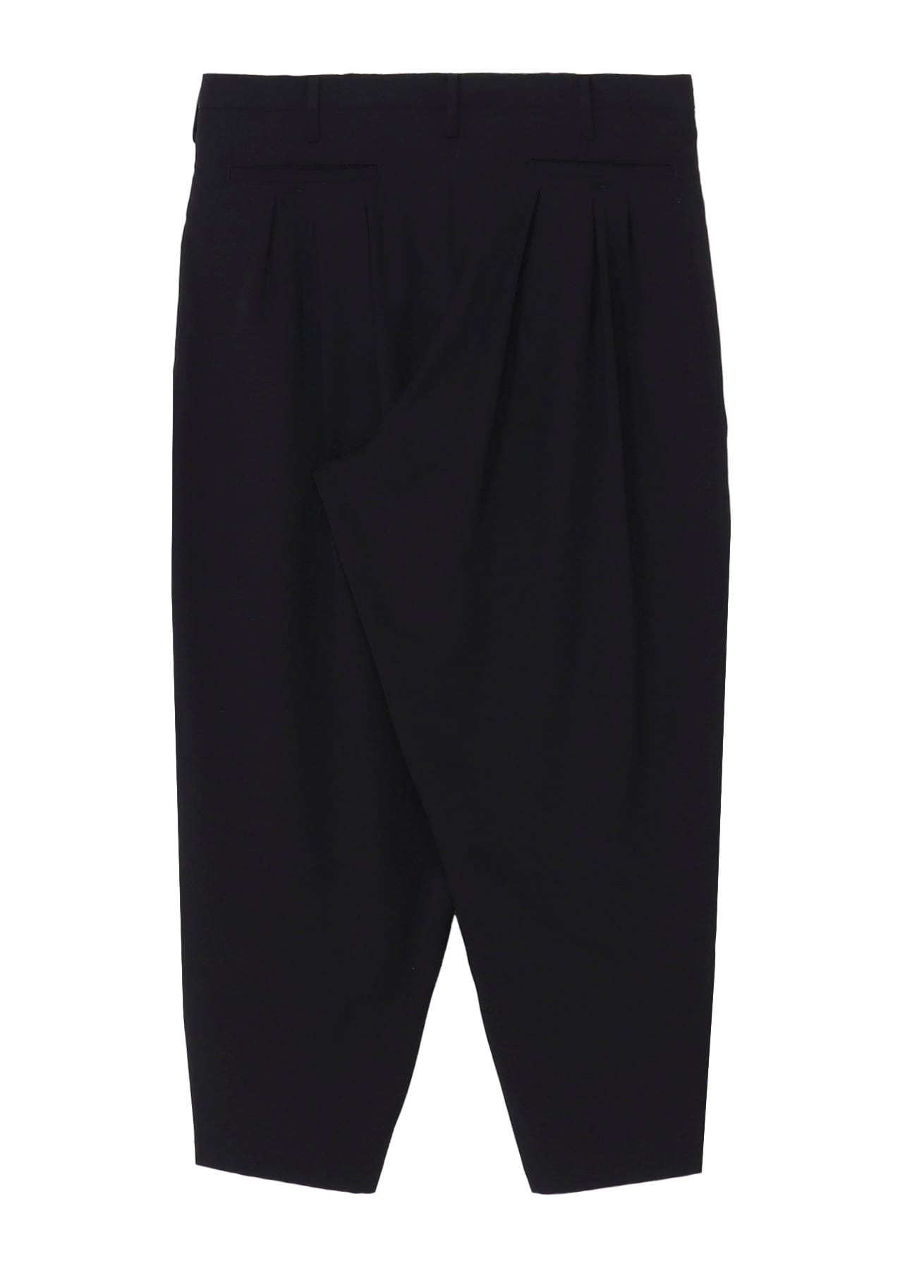 WOOL GABARDINE 12 TUCKS PANTS