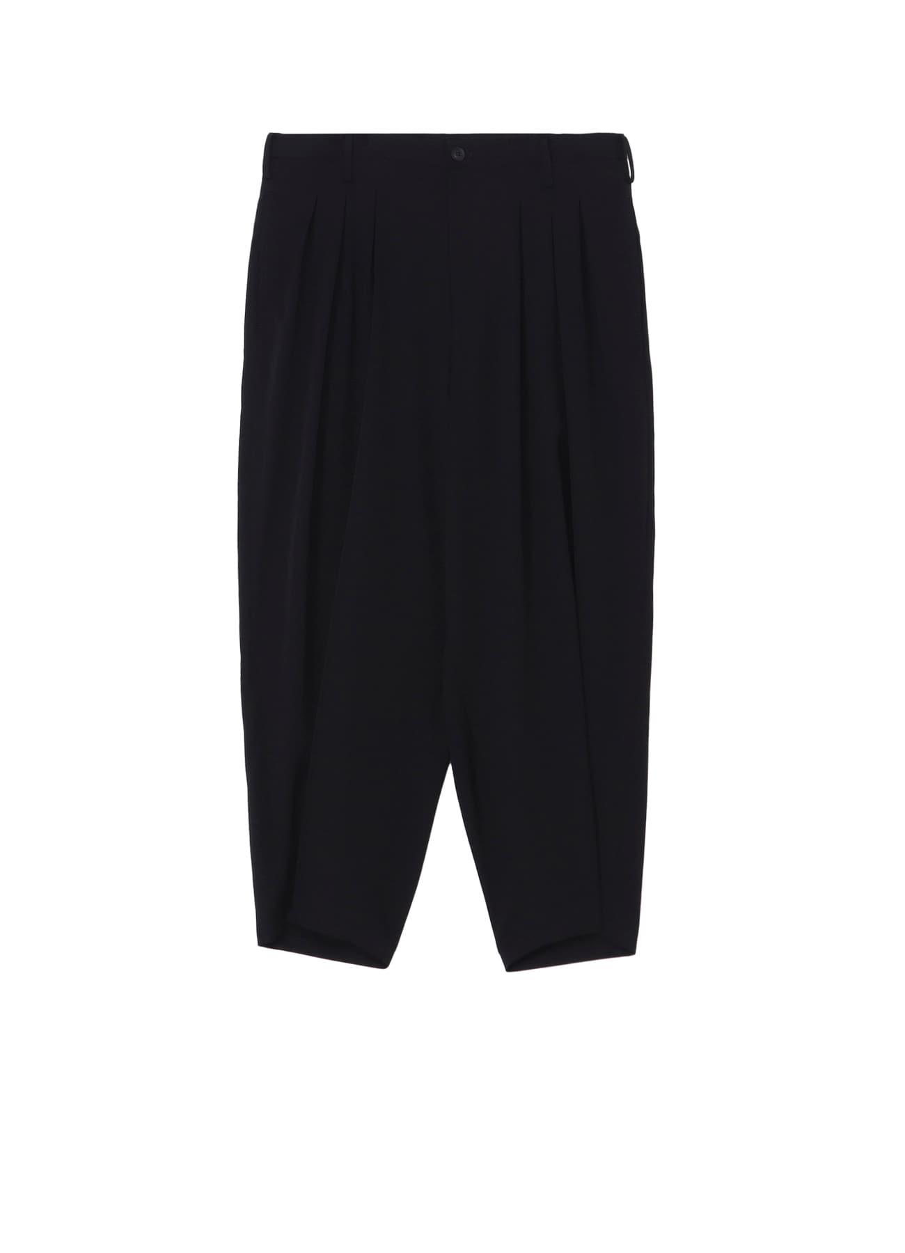 WOOL GABARDINE 12 TUCKS PANTS