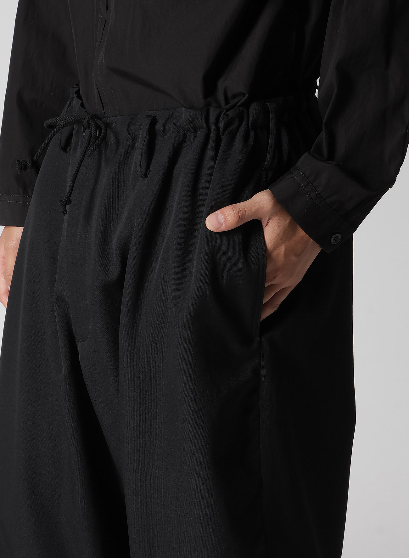 WOOL GABARDINE NEW STANDARD STRING PANTS