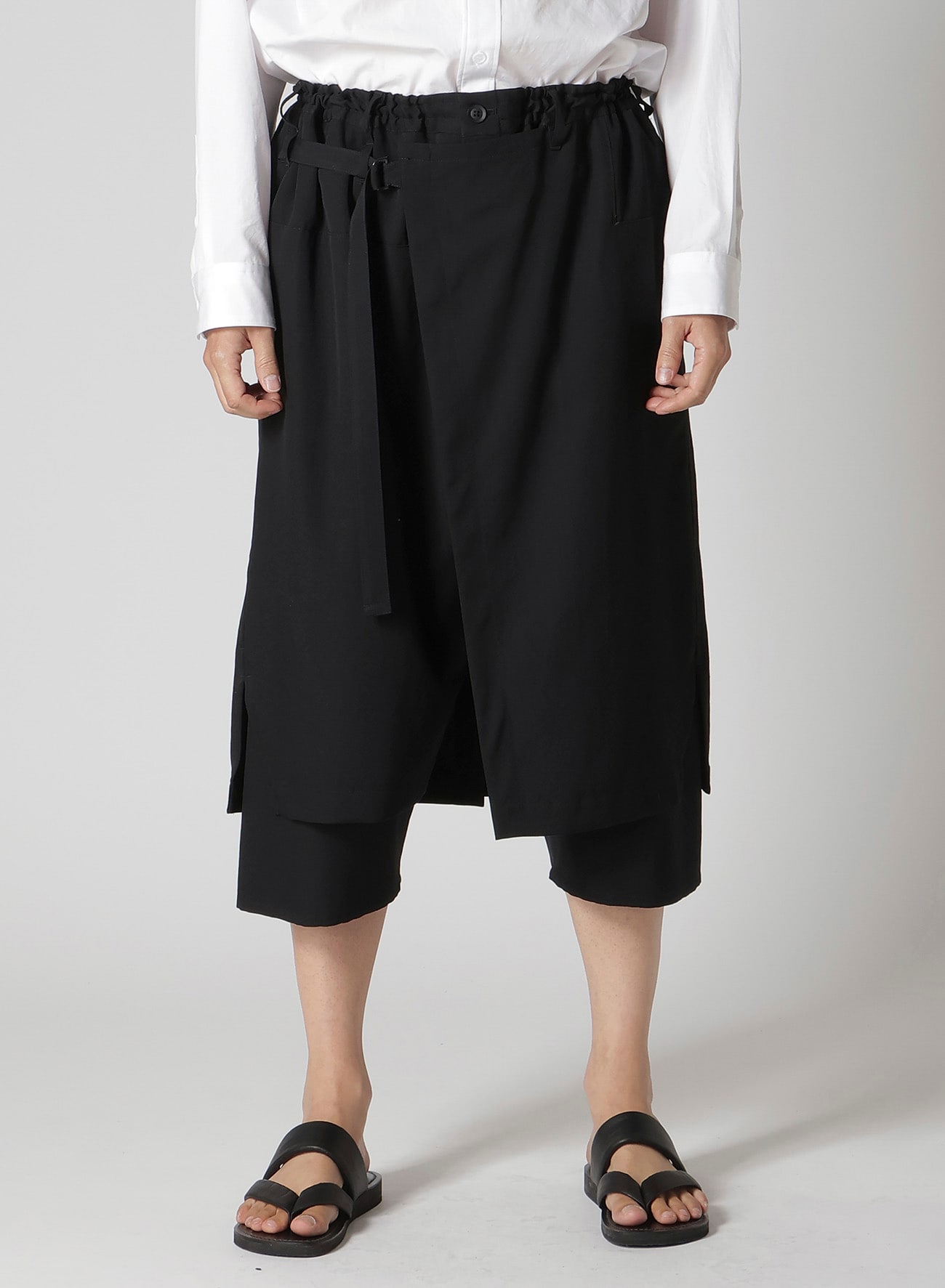TA TUXEDO WRAP PANTS