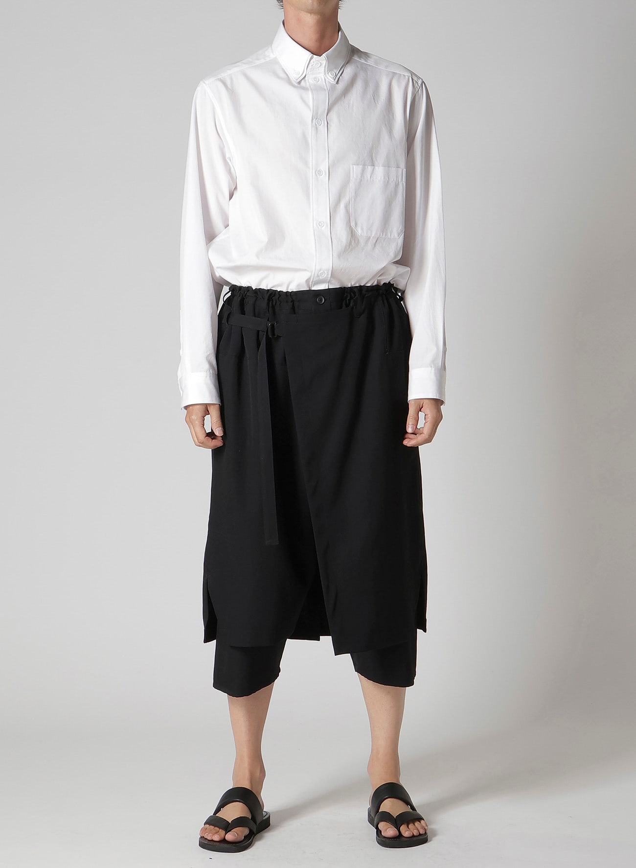 TA TUXEDO WRAP PANTS