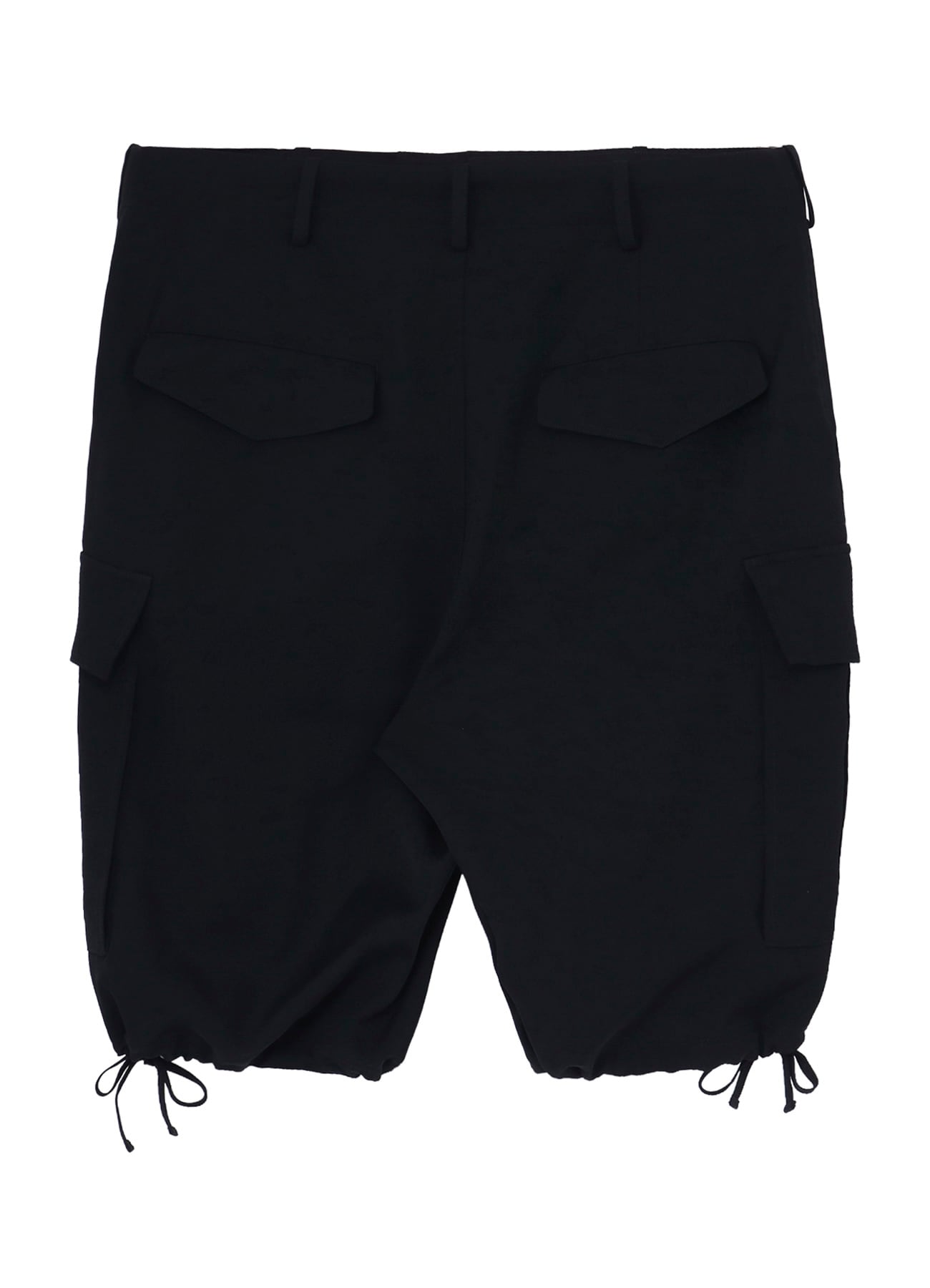 WOOL GABARDINE SIDE POCKET SHORT PANTS